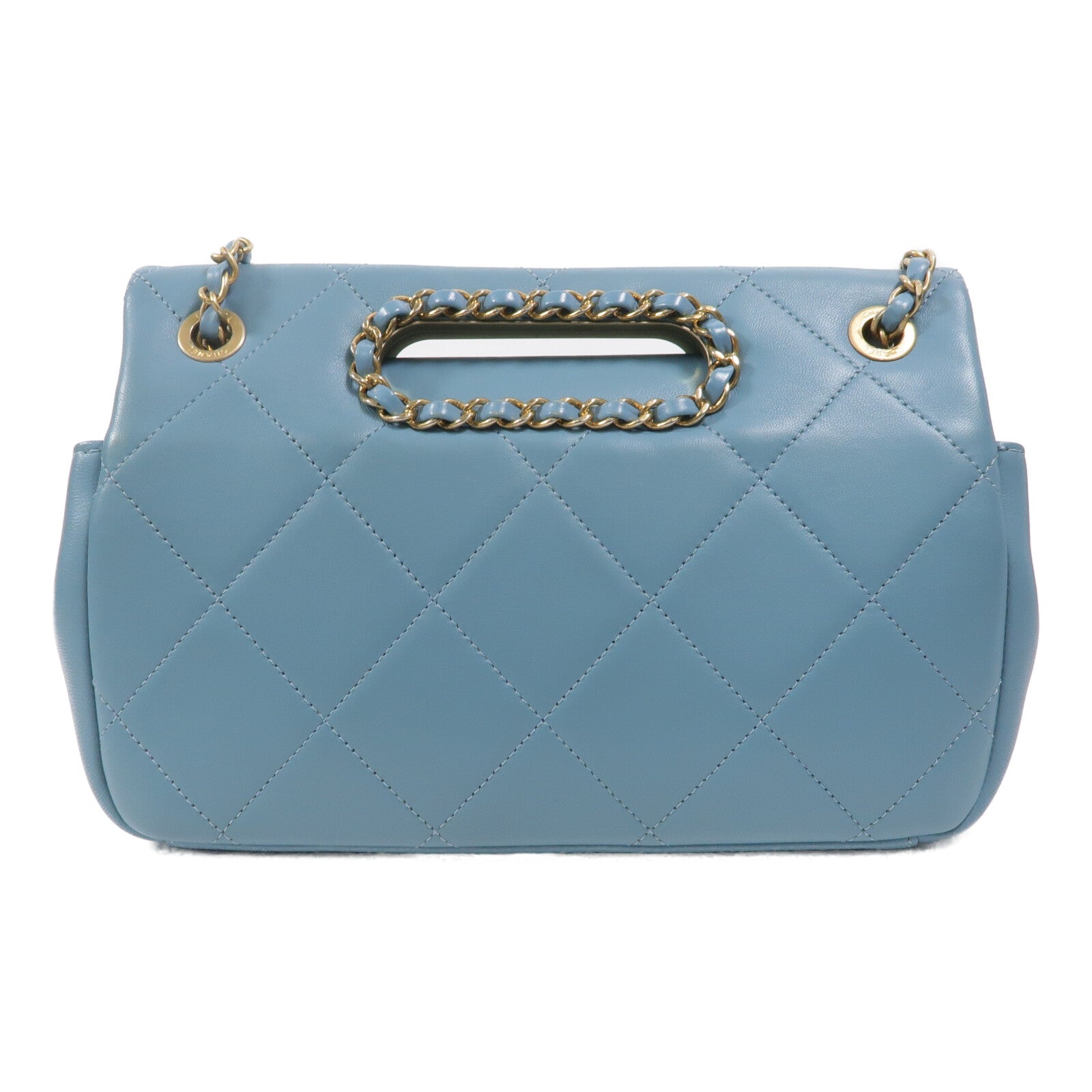 CHANEL 皮皮革Matelasse Chain Shoulder Bag鏈帶手挽肩背兩用袋