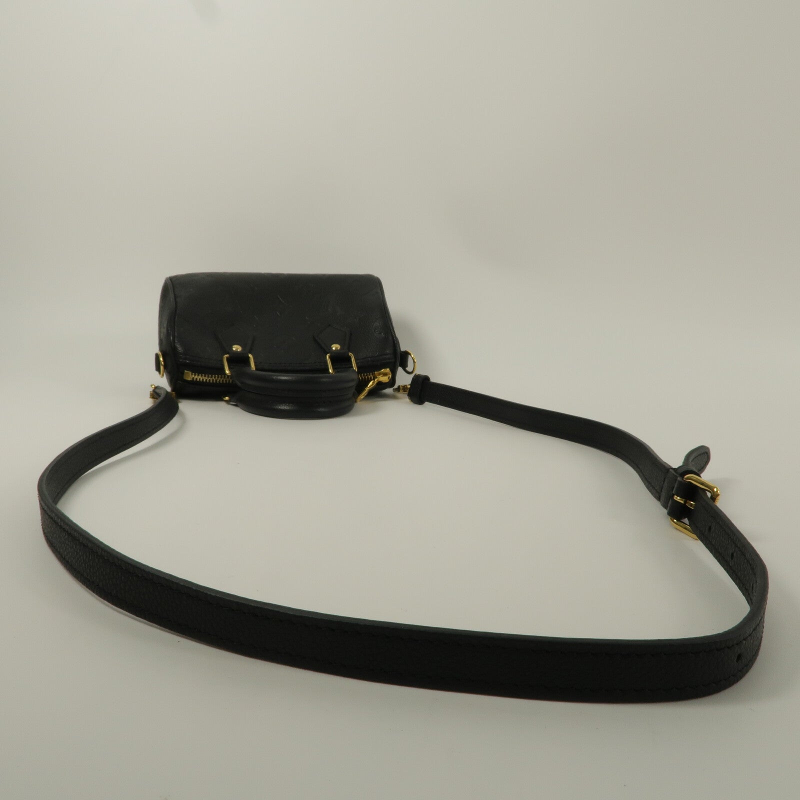 LOUIS VUITTON Monogram Empreinte Nano Speedy手挽肩背兩用袋