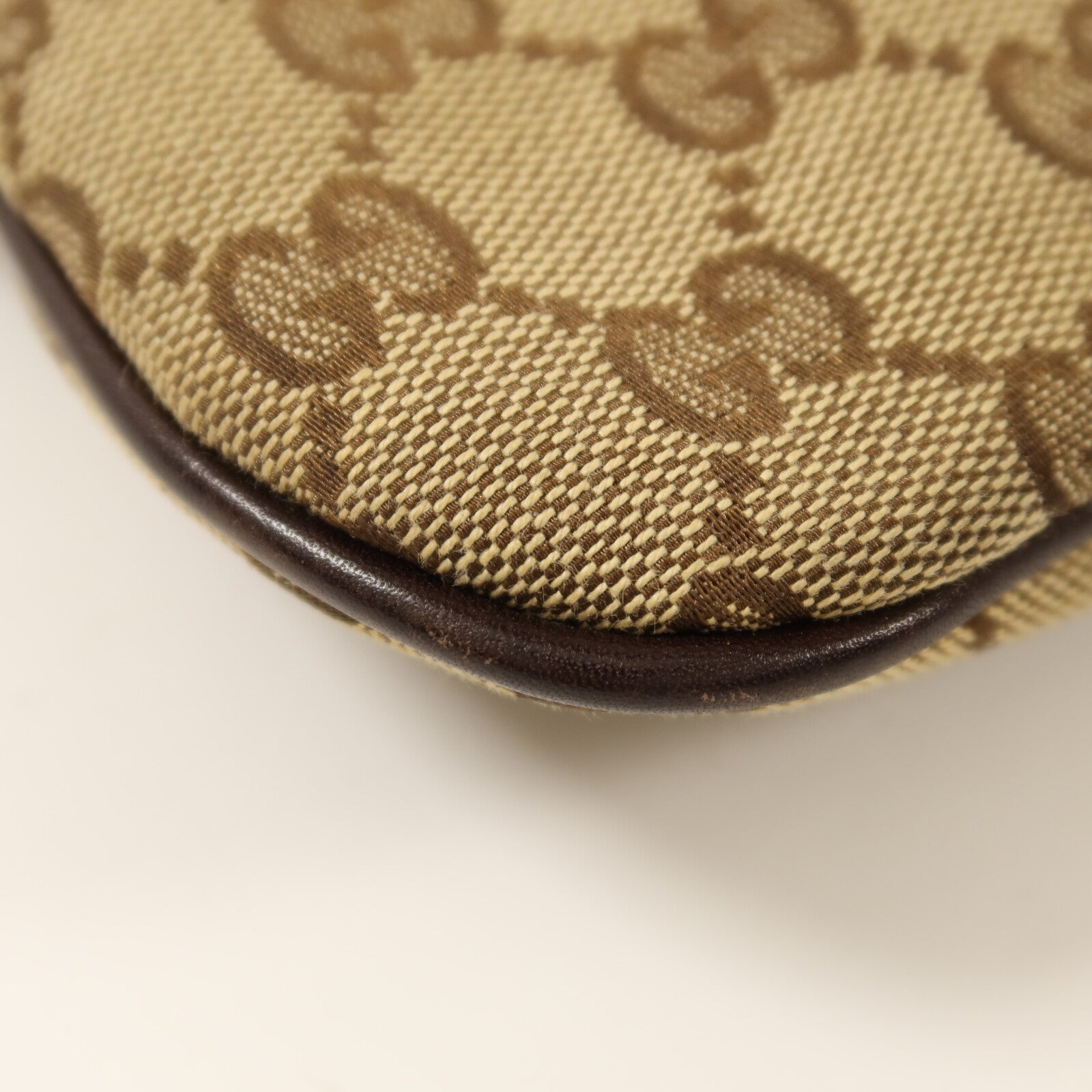 GUCCI 帆布Britt Hobo金扣肩背袋