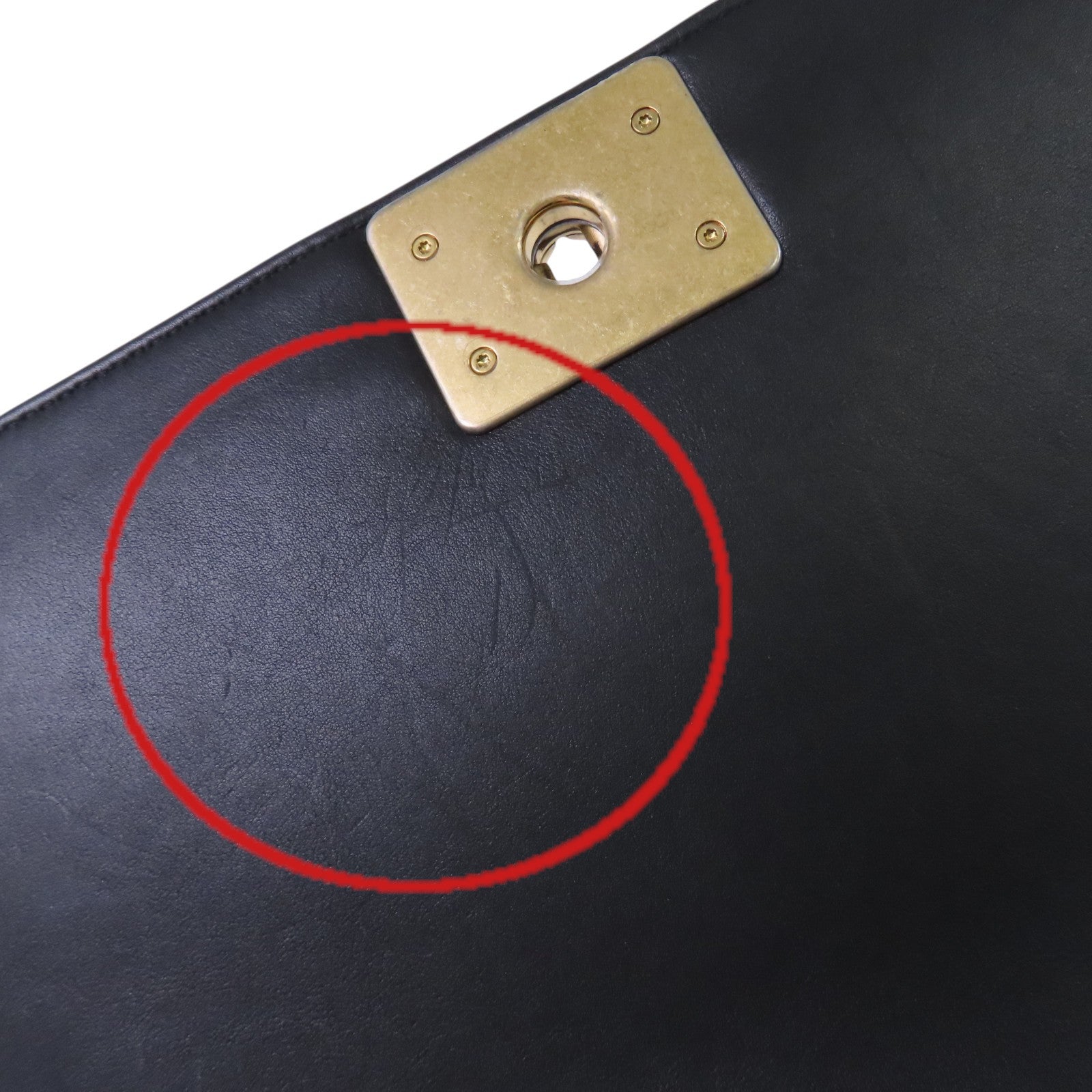 CHANEL 羊皮皮革Boy Chanel 25金扣鏈帶肩背袋