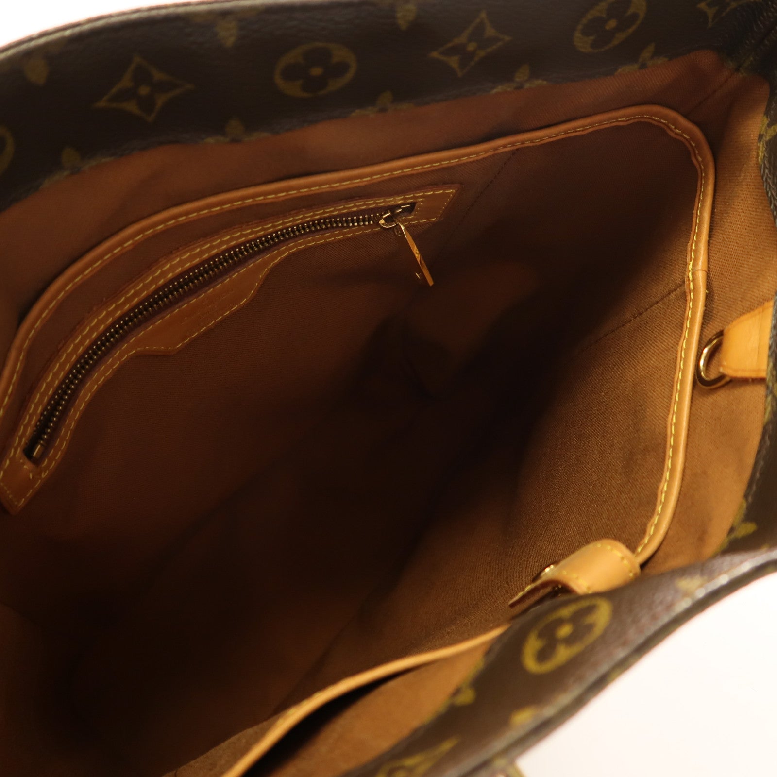 LOUIS VUITTON Monogram Vavin GM金扣肩背袋/手挽袋啡色
