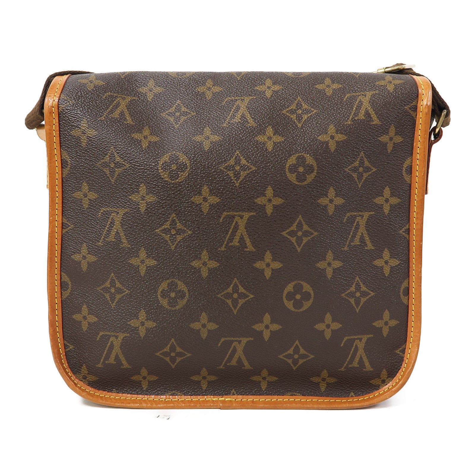 LOUIS VUITTON Monogram Bosphore PM金扣肩背袋啡色
