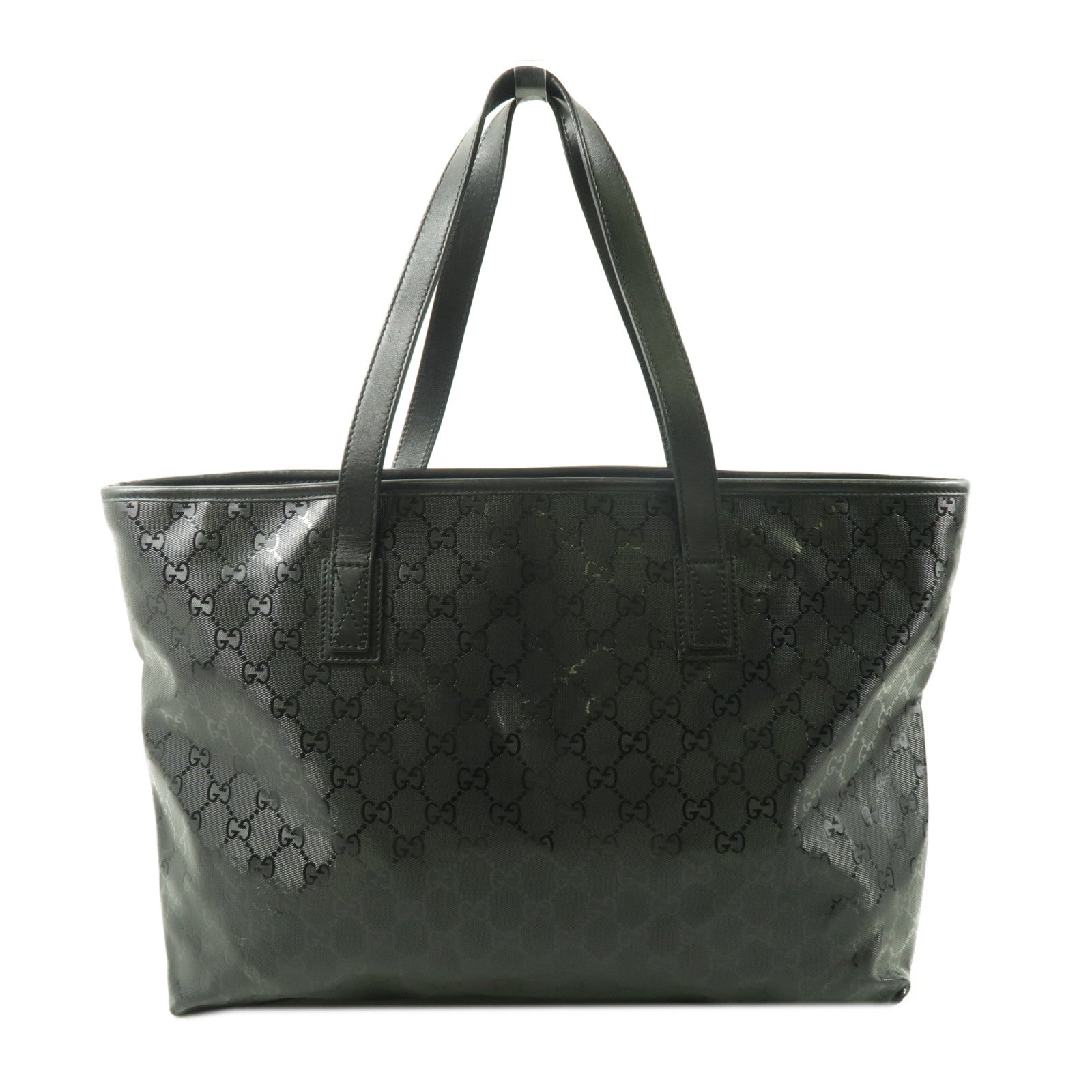 GUCCI 【激減優惠】塗層帆布Tote Bag肩背袋黑色