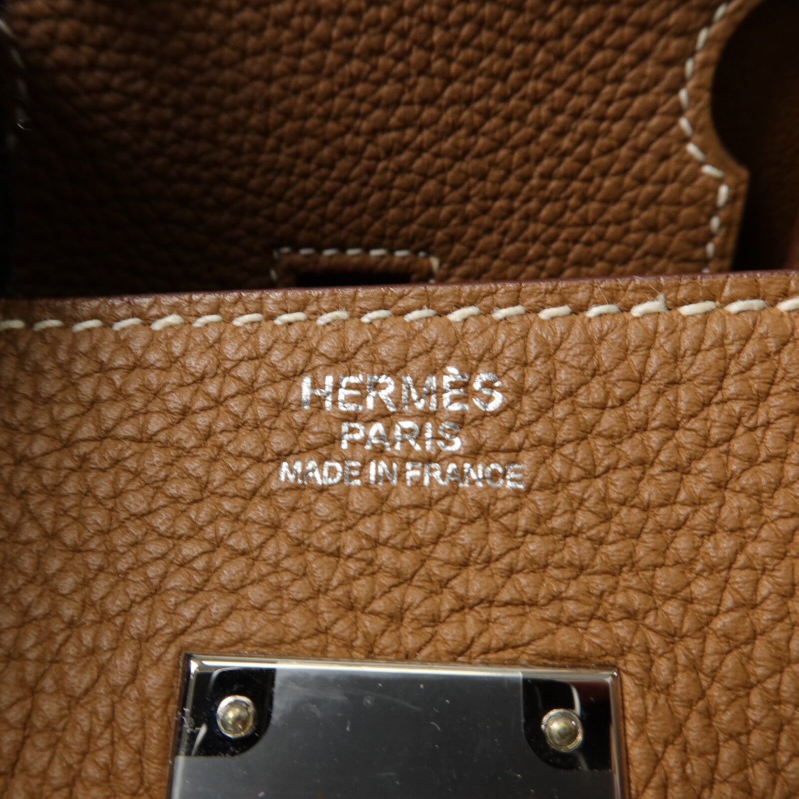 HERMES Togo皮革Birkin 30手挽袋Gold