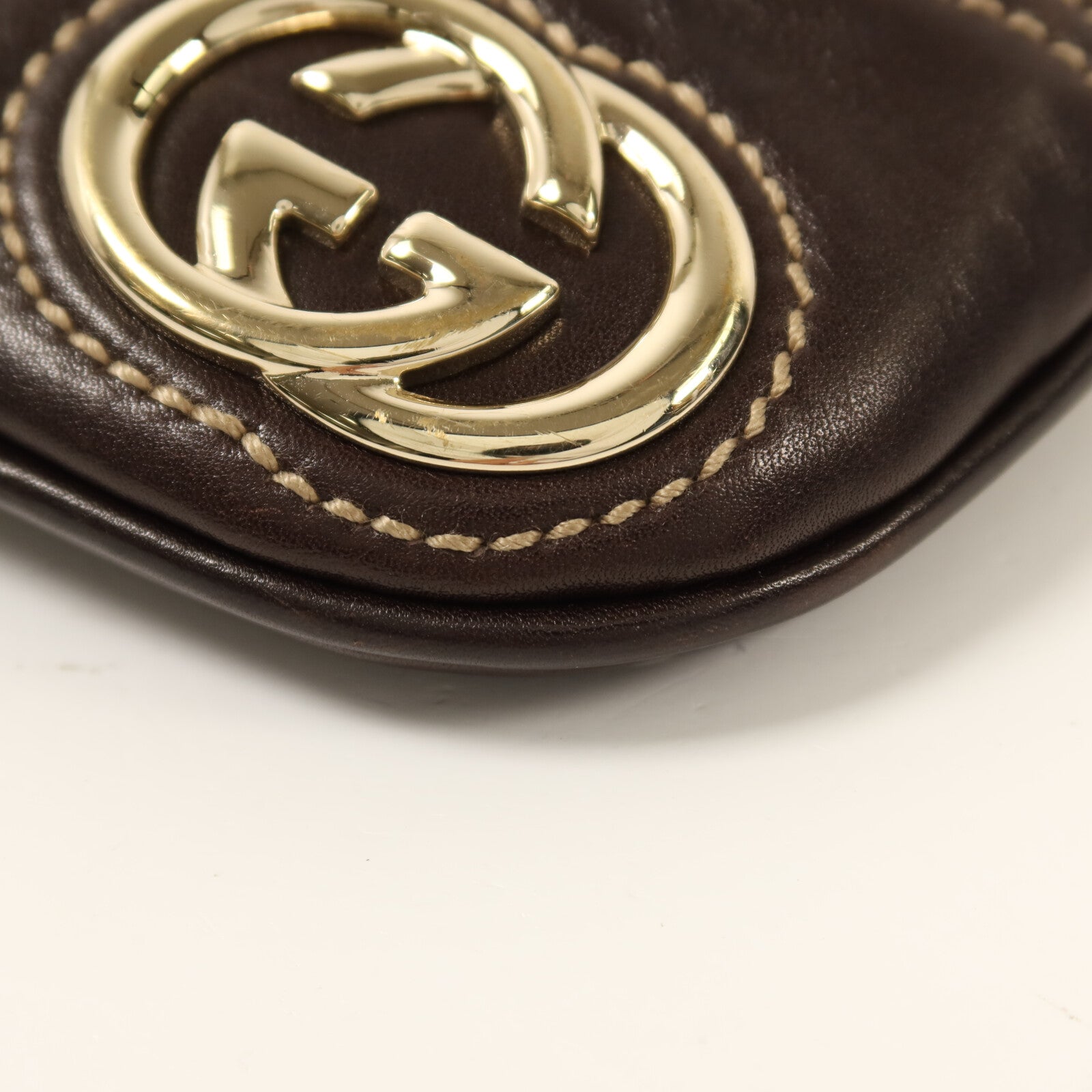 GUCCI 帆布Britt Hobo金扣肩背袋