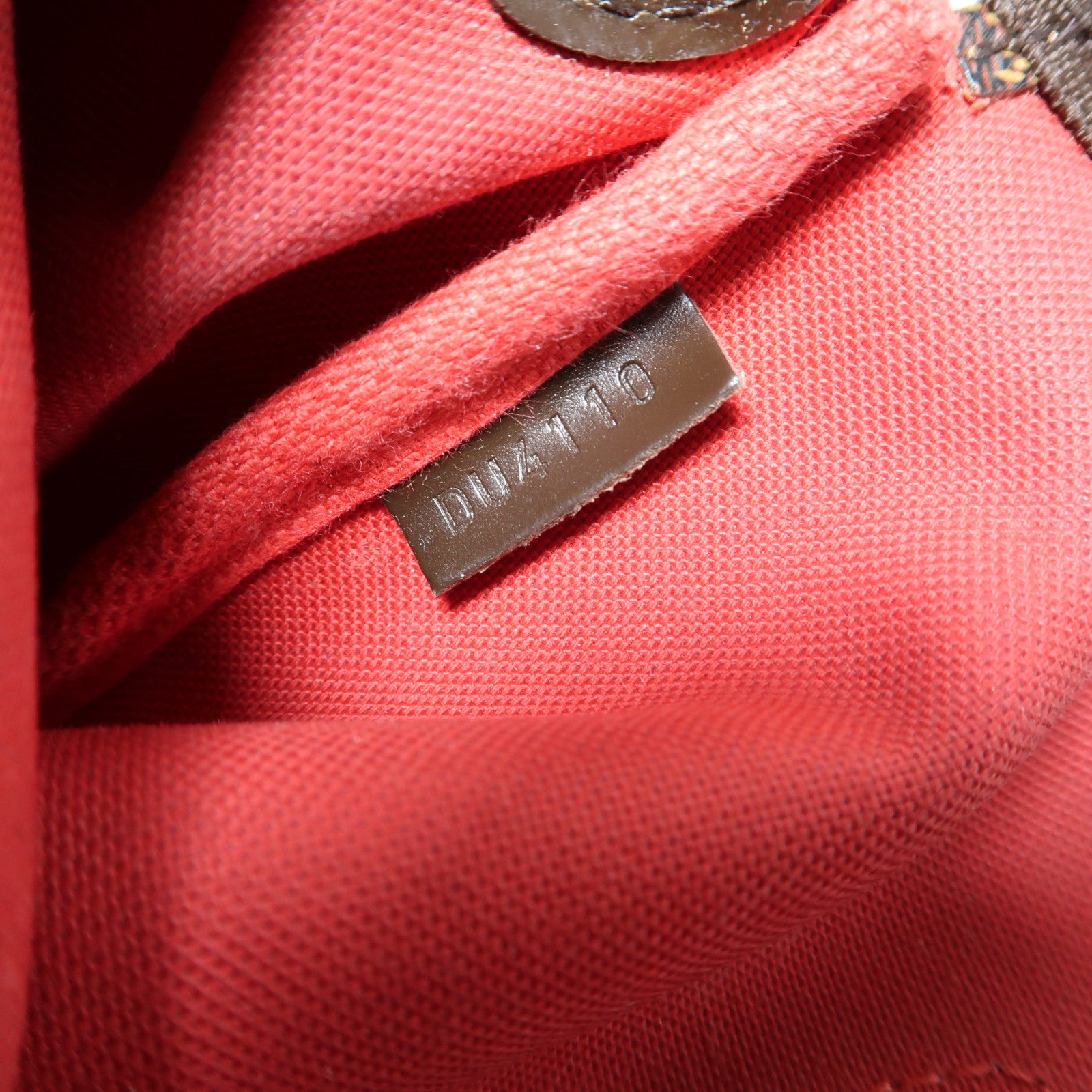 LOUIS VUITTON Damier Ebene Eva金扣鏈帶肩背袋啡色