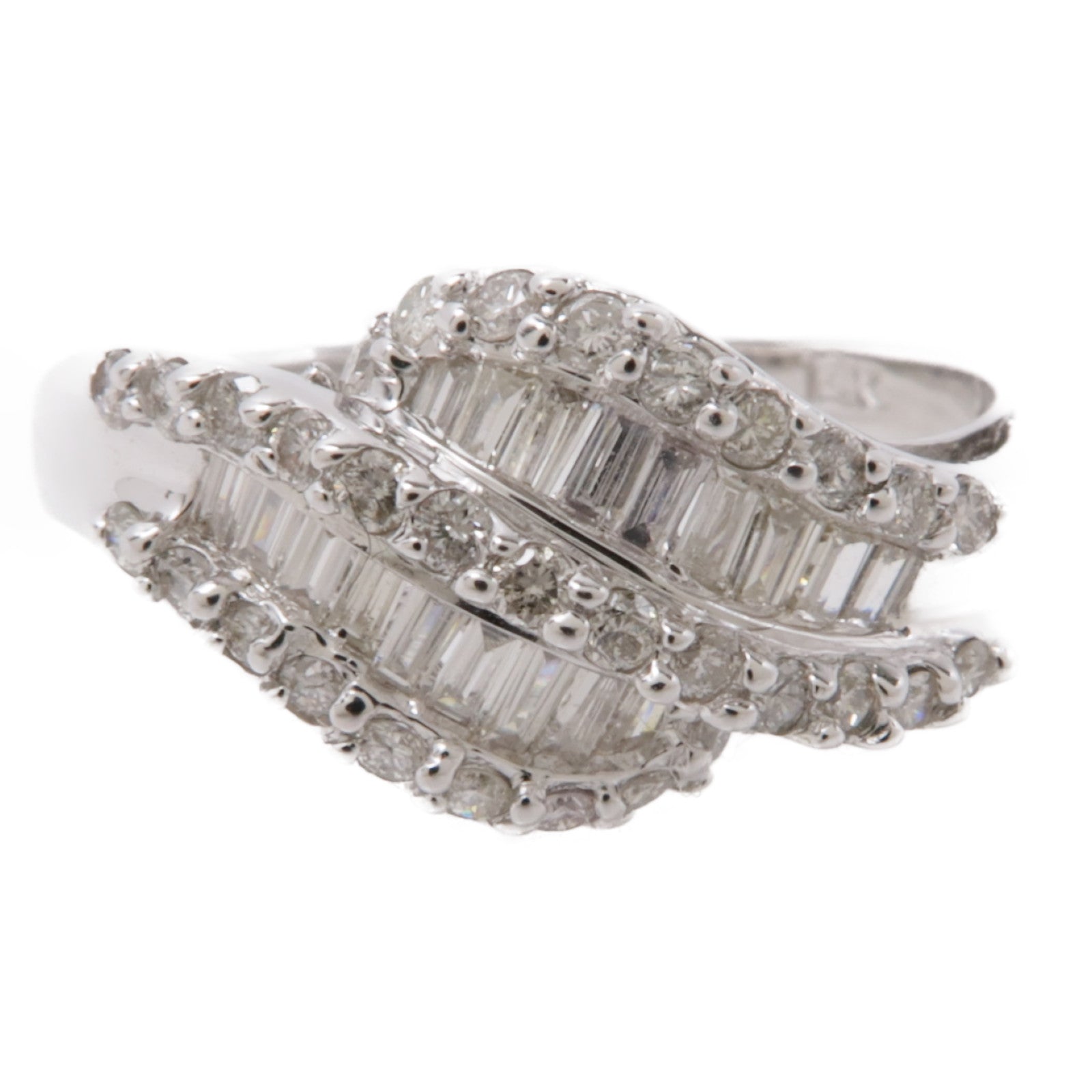 JEWELRY 14K白金Diamond Ring鑽石戒指US#7.5
