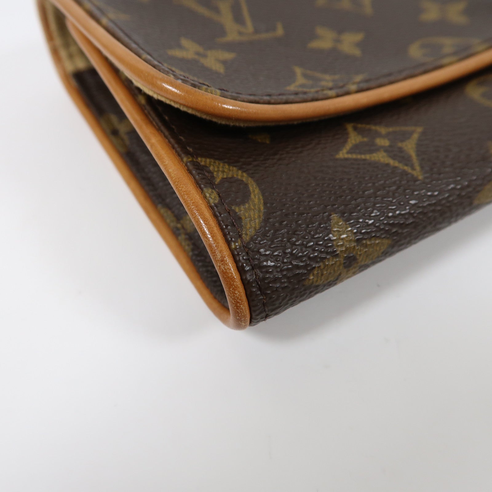 LOUIS VUITTON Monogram Pochette Twin GM金扣肩背袋啡色
