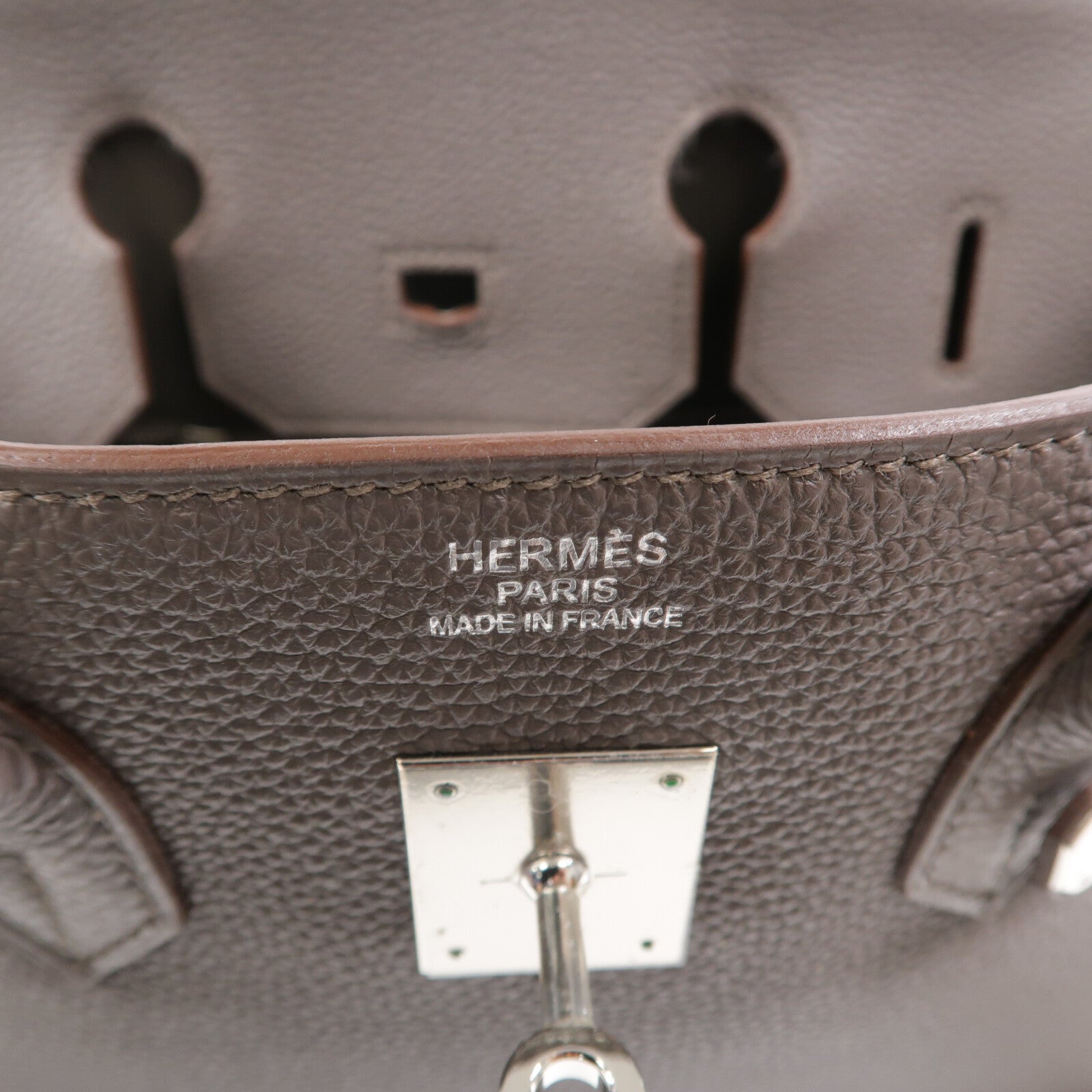 HERMES Togo皮革Birkin 35手挽袋Etain