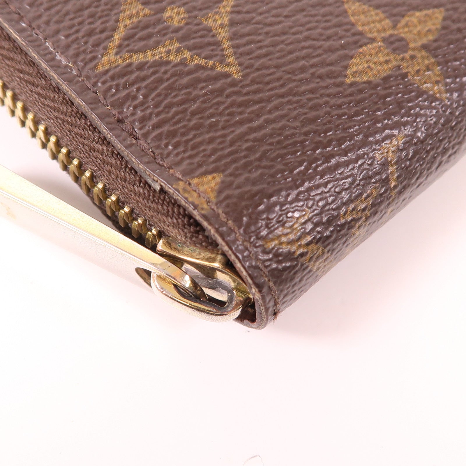 LOUIS VUITTON Monogram Zippy Wallet金扣長錢包