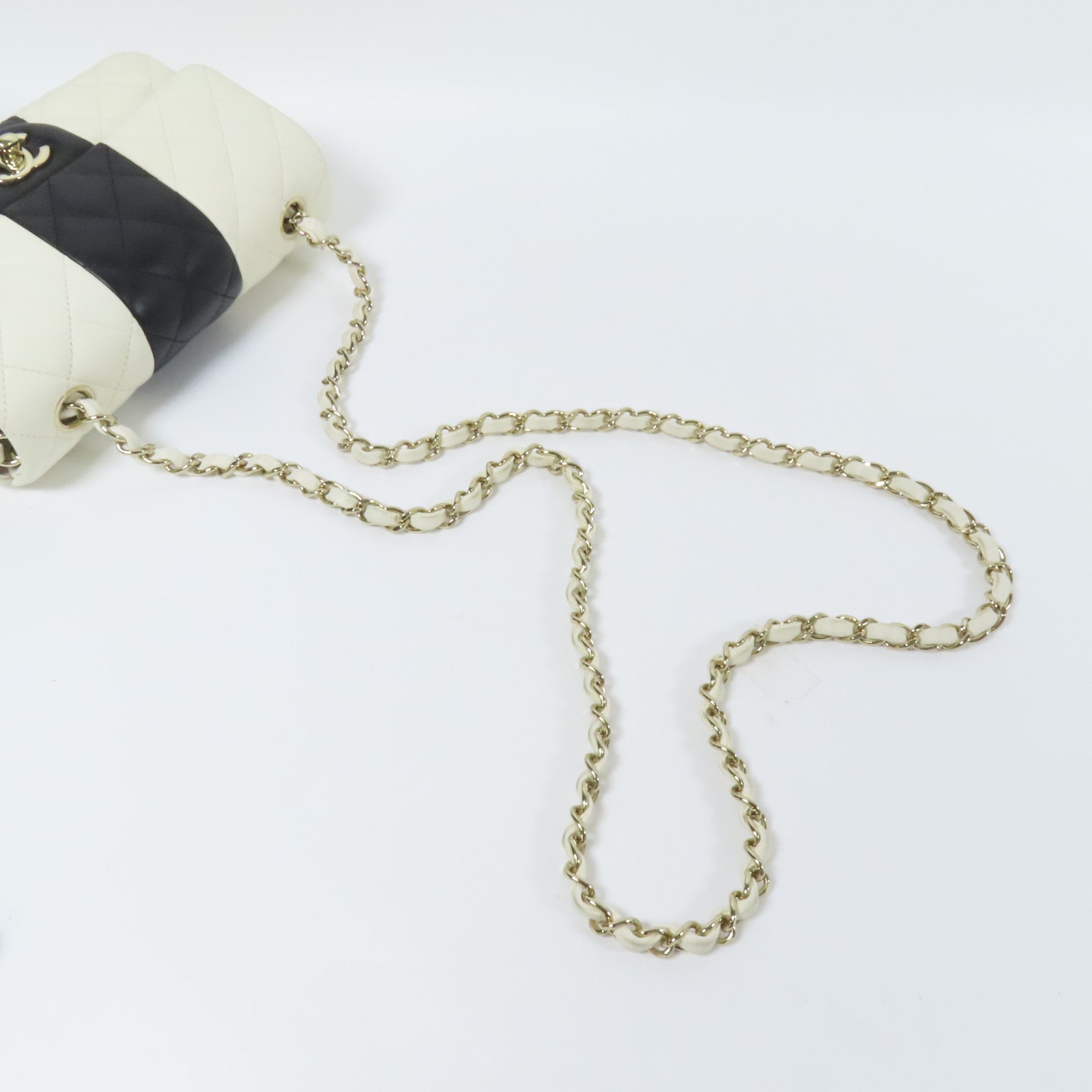 CHANEL 【激減優惠】羊皮皮革Mini Classic 20金扣肩背袋