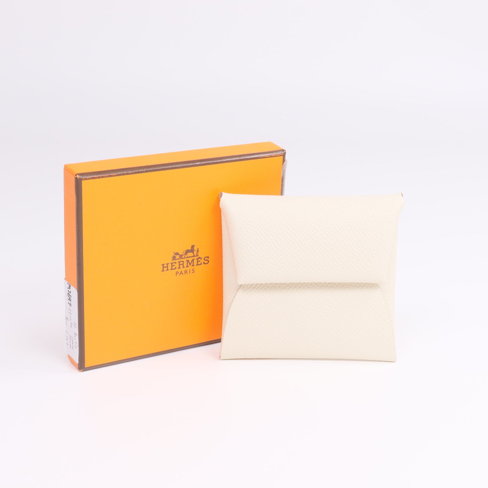 HERMES Epsom皮革Bastia零錢包Nata