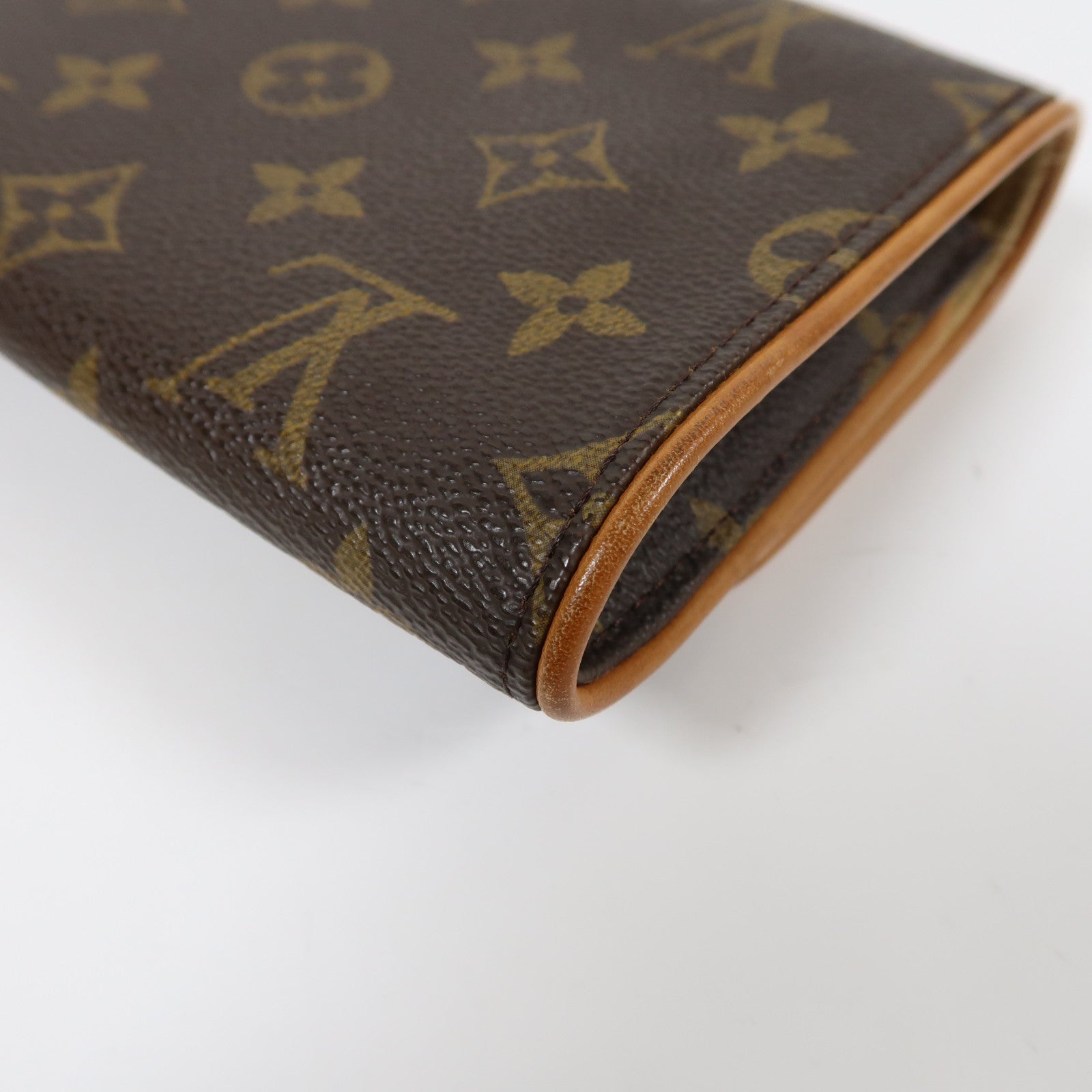 LOUIS VUITTON Monogram Pochette Twin GM金扣肩背袋啡色