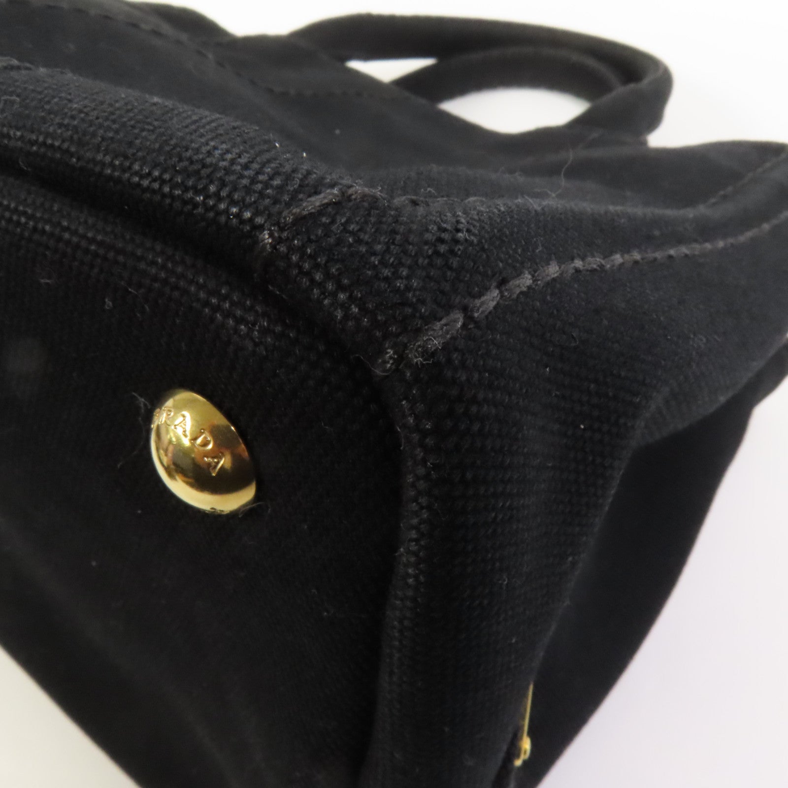 PRADA 帆布2 Way Shoulder Bag金扣手挽肩背兩用袋