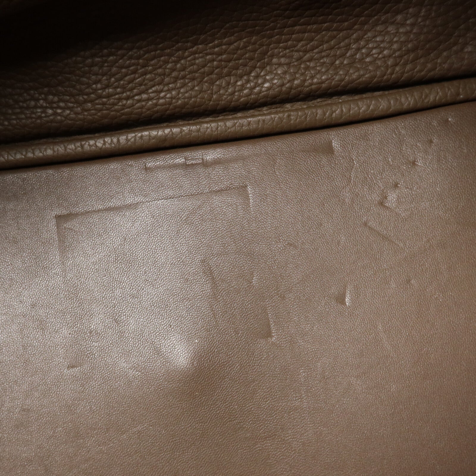HERMES Clemence皮革Lindy 34手挽肩背兩用袋Etoupe