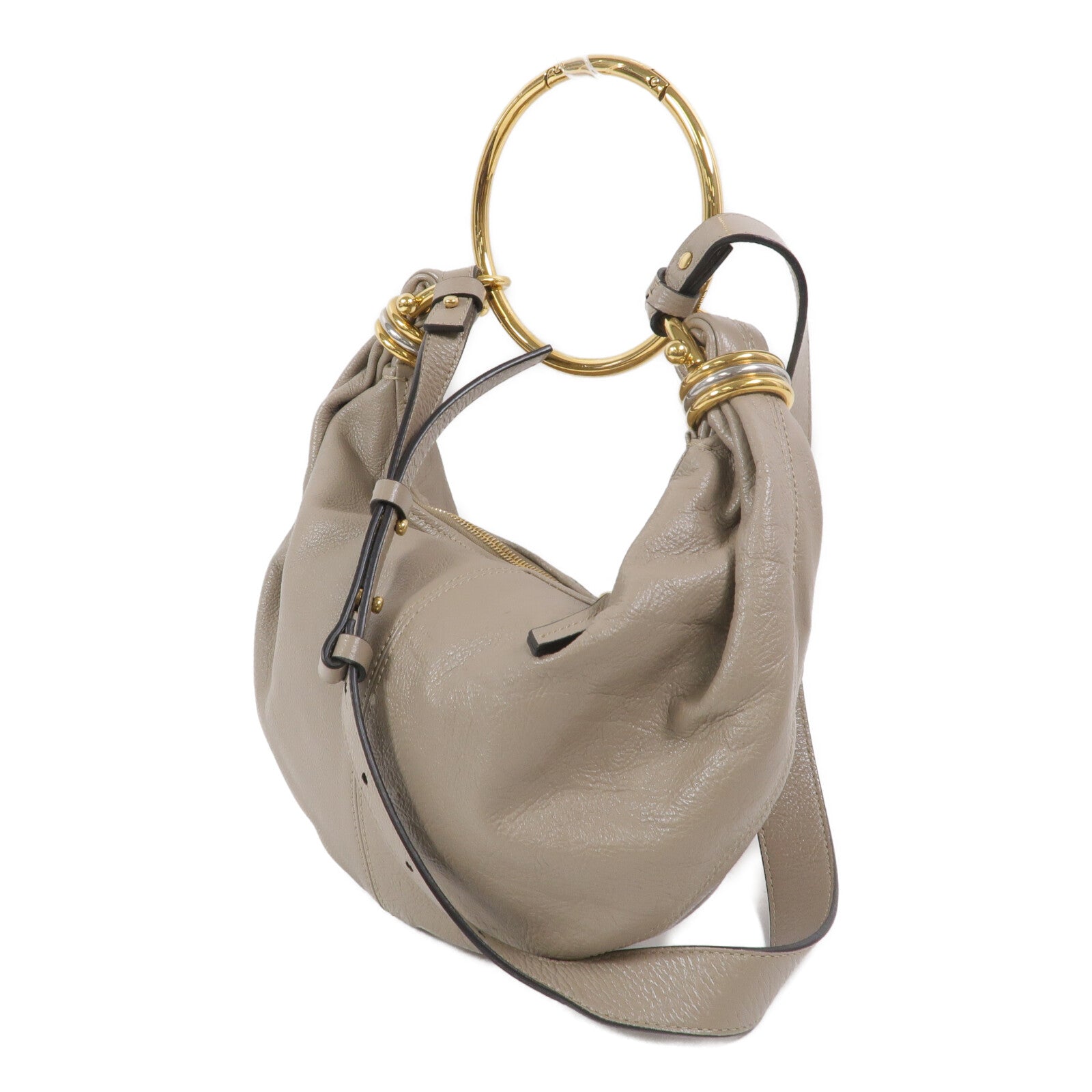 Chloe 牛皮皮革Bracelet Hobo Bag手挽肩背兩用袋