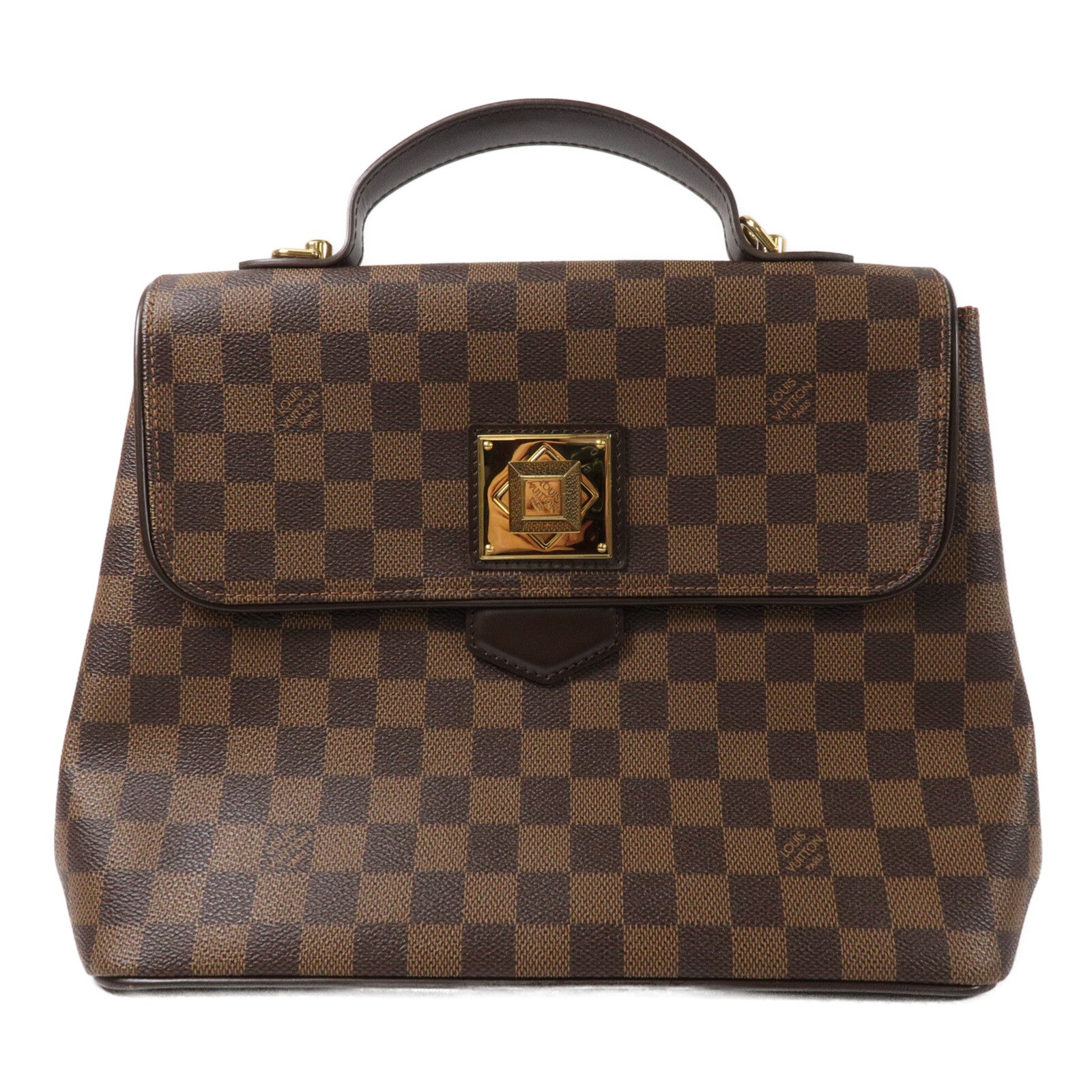 LOUIS VUITTON Damier Bergamo MM手挽袋