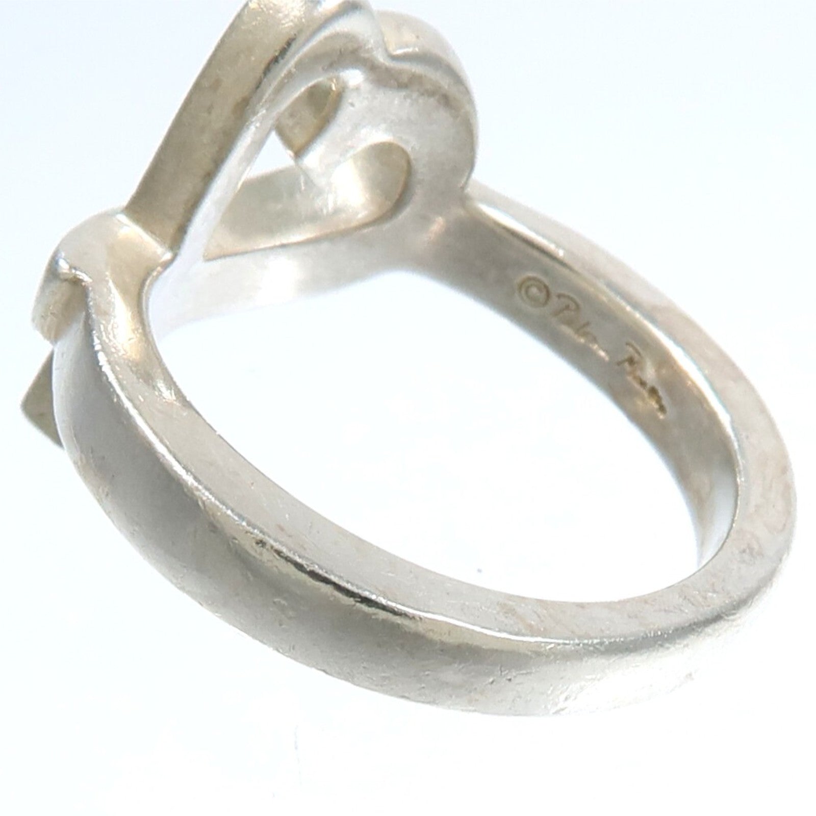 TIFFANY＆CO 925純銀Paloma Picasso Heart Ring戒指