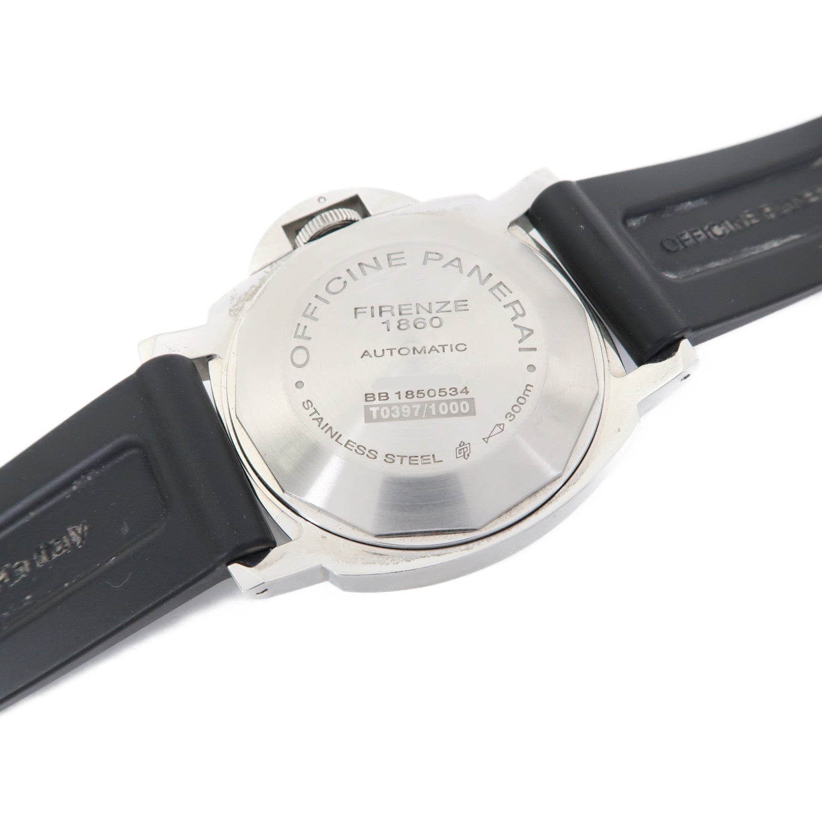 PANERAI Luminor Power Reserve不鏽鋼/橡膠帶自動機芯黑色