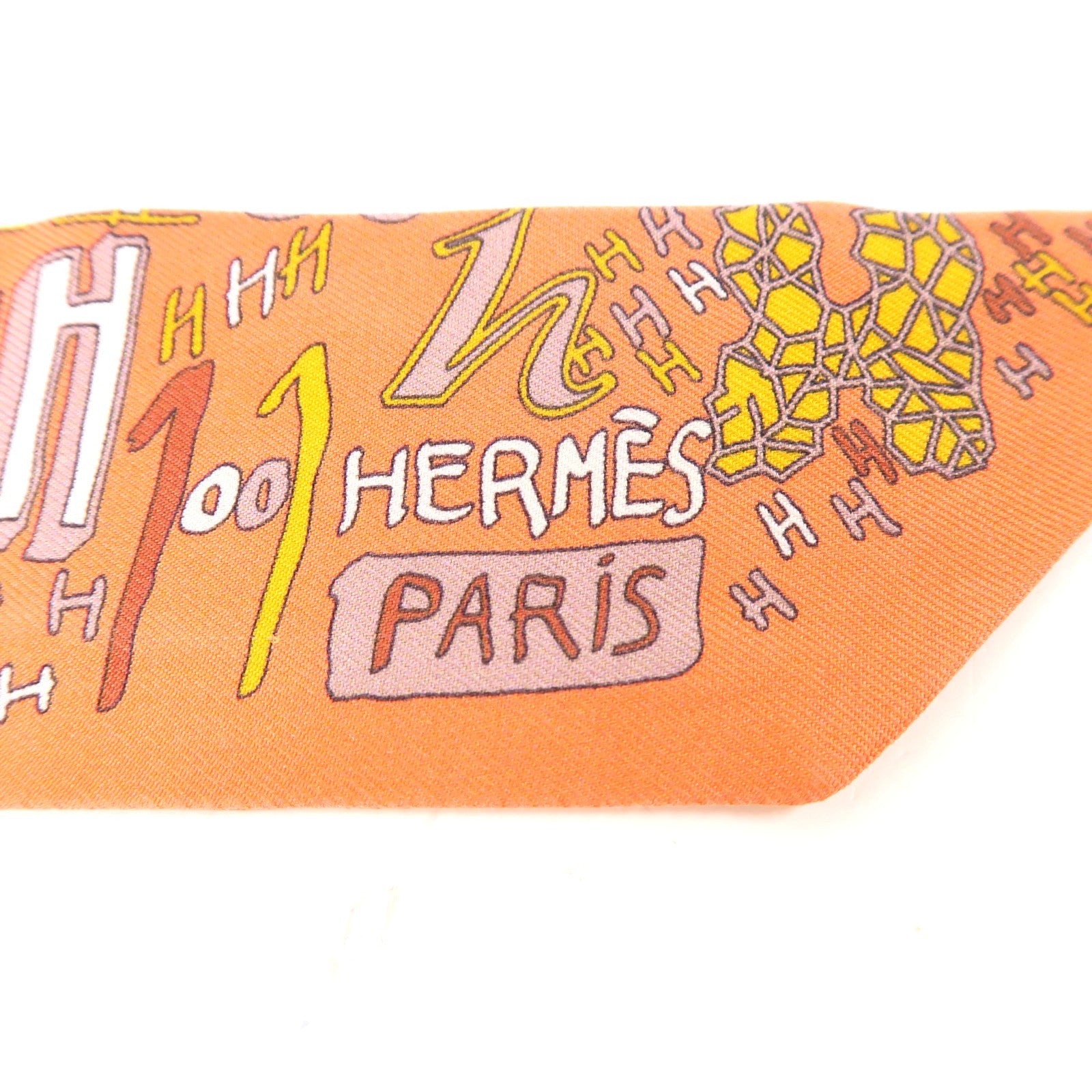 HERMES 絲質Twilly絲巾