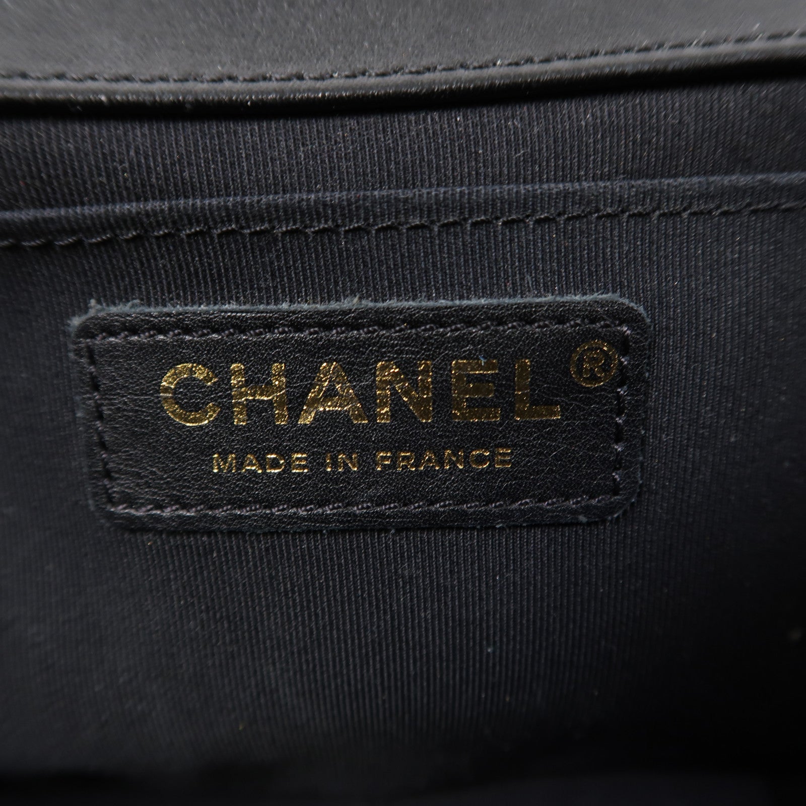 CHANEL 【激減優惠】菱格羊皮皮革Boy 25金扣鏈帶肩背袋黑色