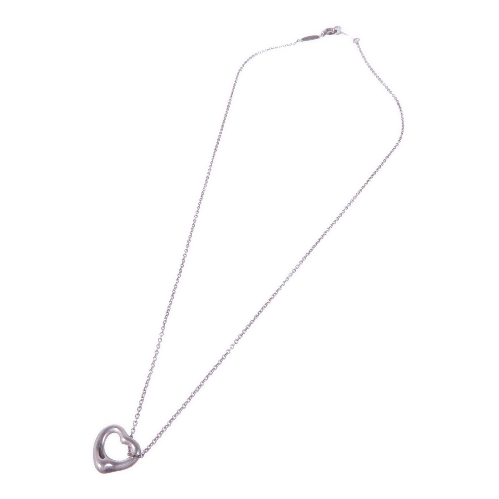 TIFFANY＆CO 925純銀Heart Necklace項鍊