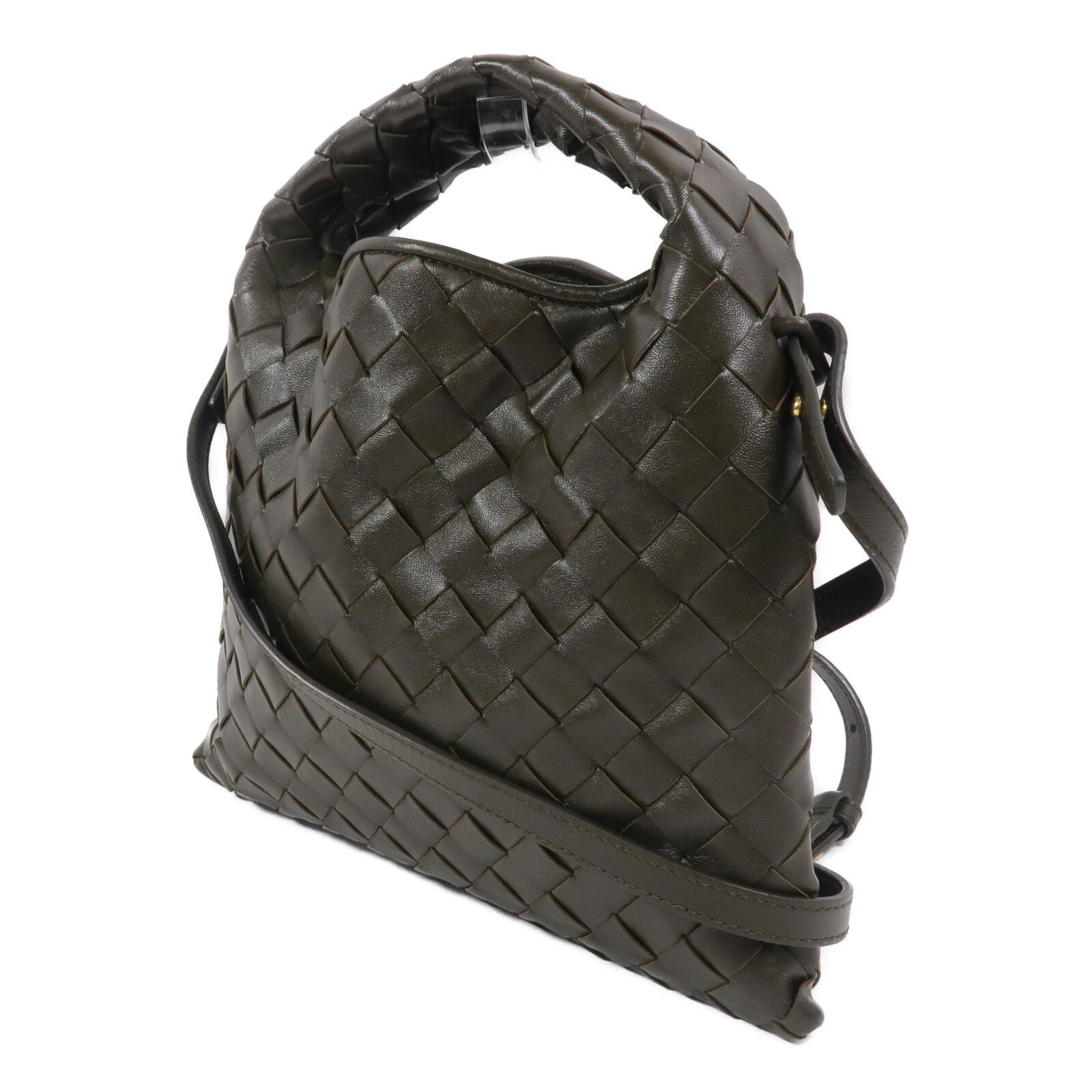 BOTTEGA VENETA 牛皮皮革Mini Hop手挽肩背兩用袋
