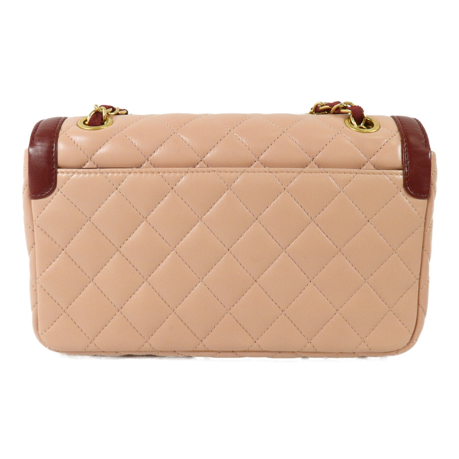 CHANEL 羊皮皮革Chain Shoulder鏈帶肩背袋