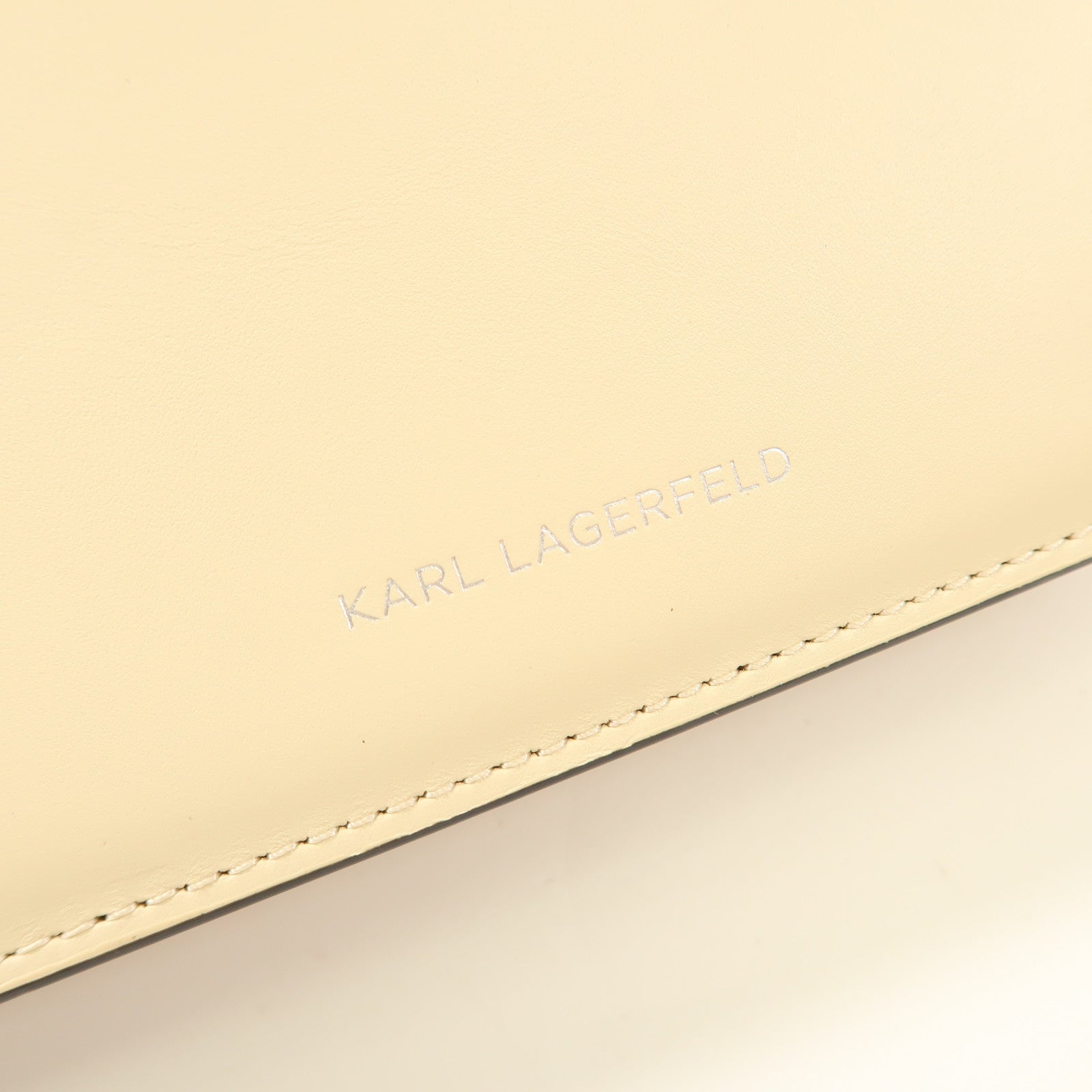 KARL LAGERFELD 牛皮皮革Karl Lagerfeld銀扣手挽肩背兩用袋