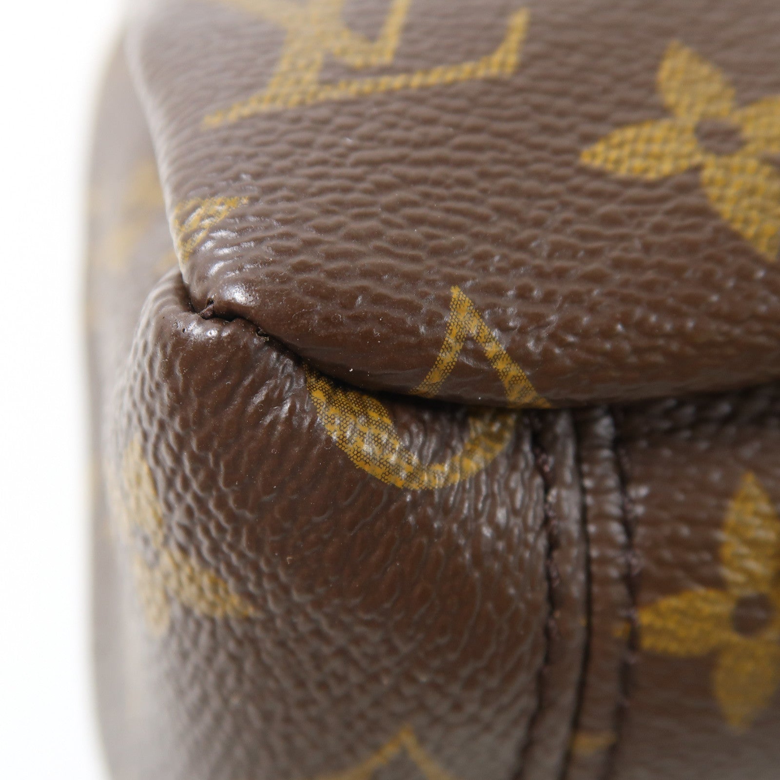 LOUIS VUITTON Monogram Pallas BB金扣手挽肩背兩用袋啡色/紅色