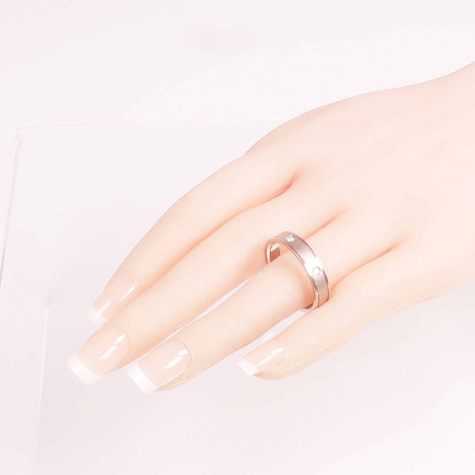 JEWELRY 18K白金Diamond鑚石戒指US#11.75