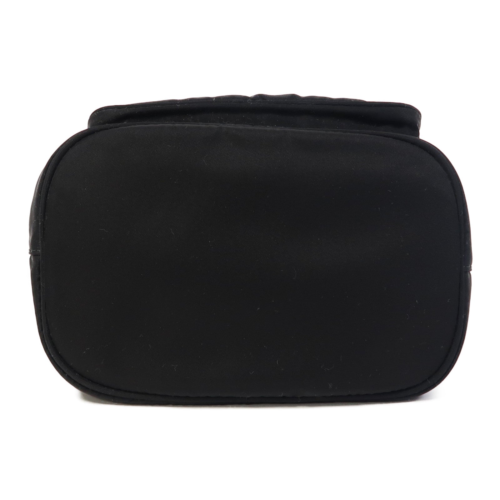PRADA 尼龍Hand Bag銀扣手挽肩背兩用袋黑色