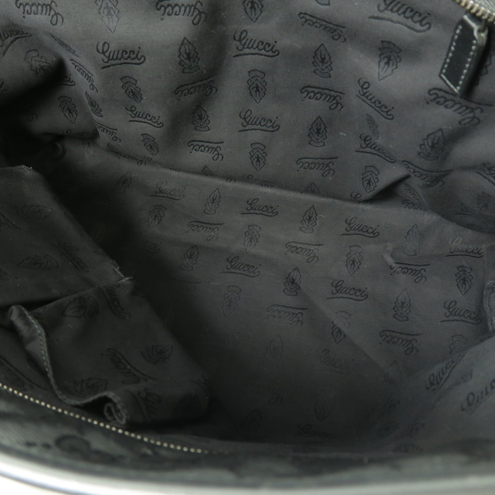 GUCCI 【激減優惠】塗層帆布Tote Bag肩背袋黑色