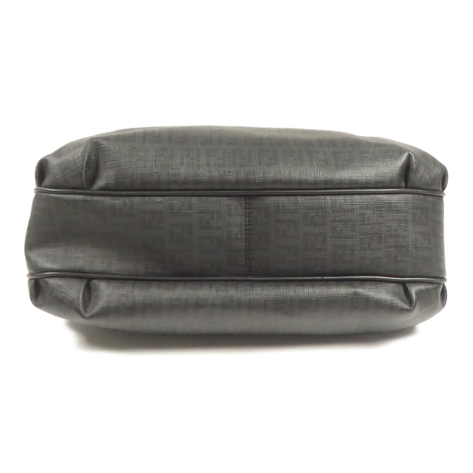 FENDI 塗層帆布Shoulder Bag金扣肩背袋