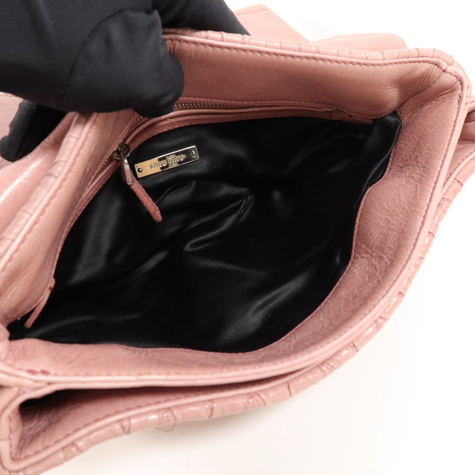 Miu Miu 牛皮皮革Shoulder Bag肩背袋