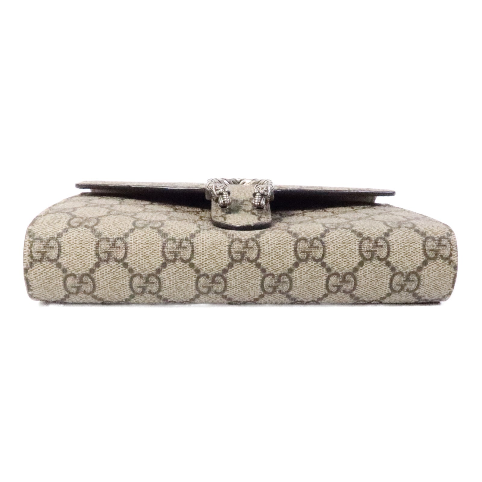 GUCCI 塗層帆布Dionysus Wallet On Chain鏈帶肩背袋