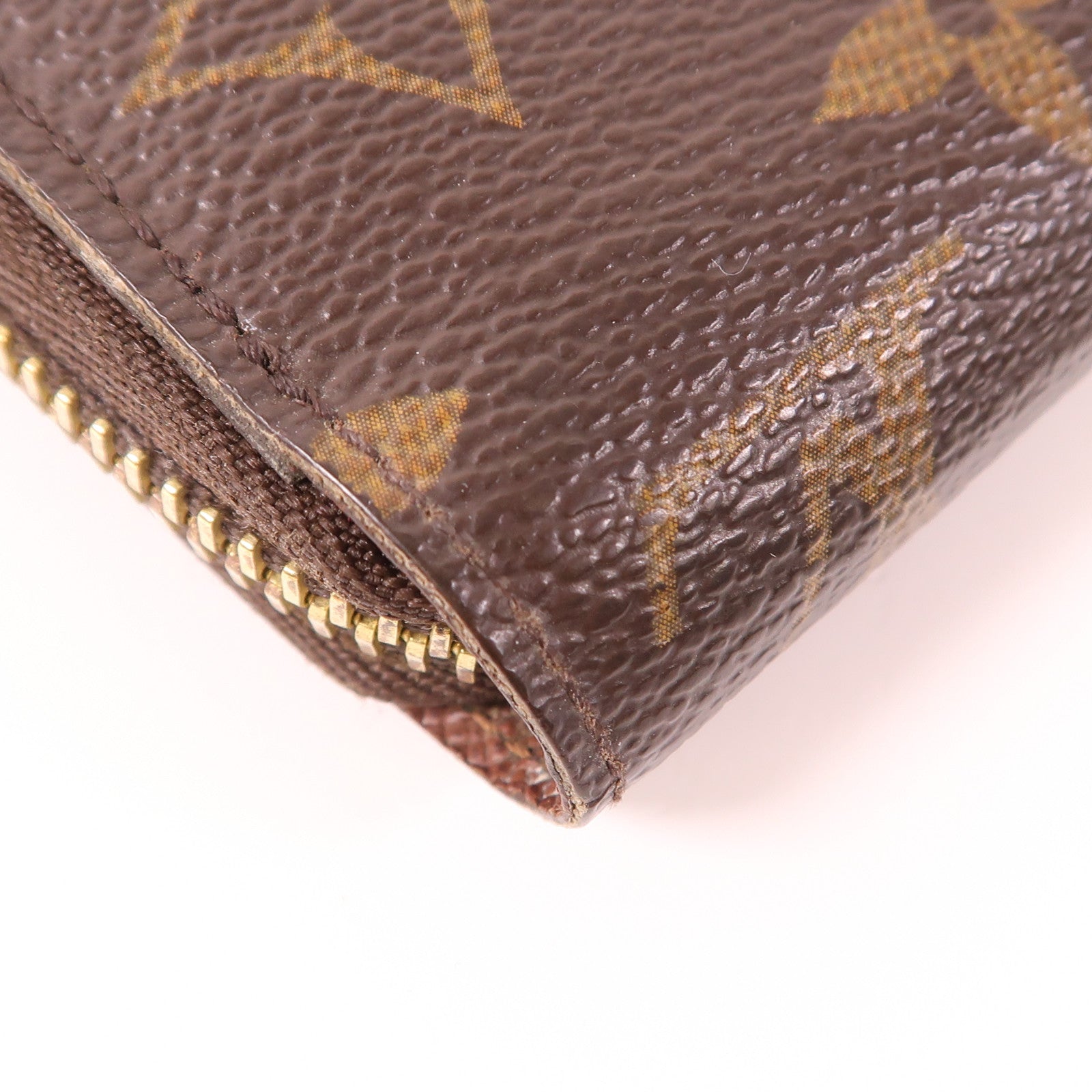 LOUIS VUITTON Monogram Zippy Wallet金扣長錢包