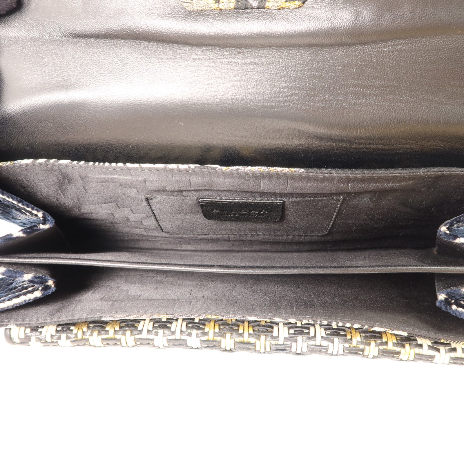 BVLGARI 天鵝絨/布料Clutch Bag金扣手拿包