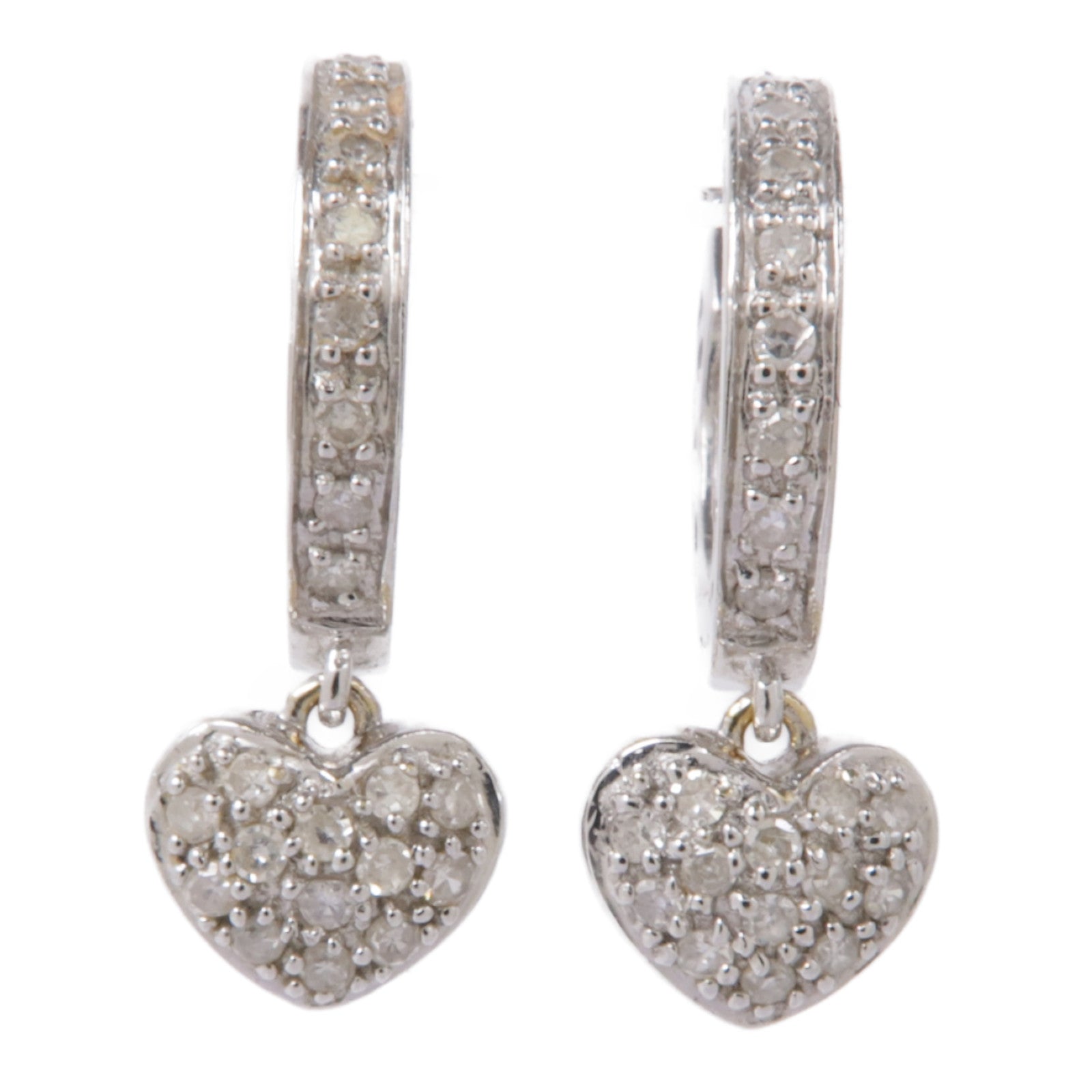JEWELRY 18K白金Diamond Earrings鑽石耳環