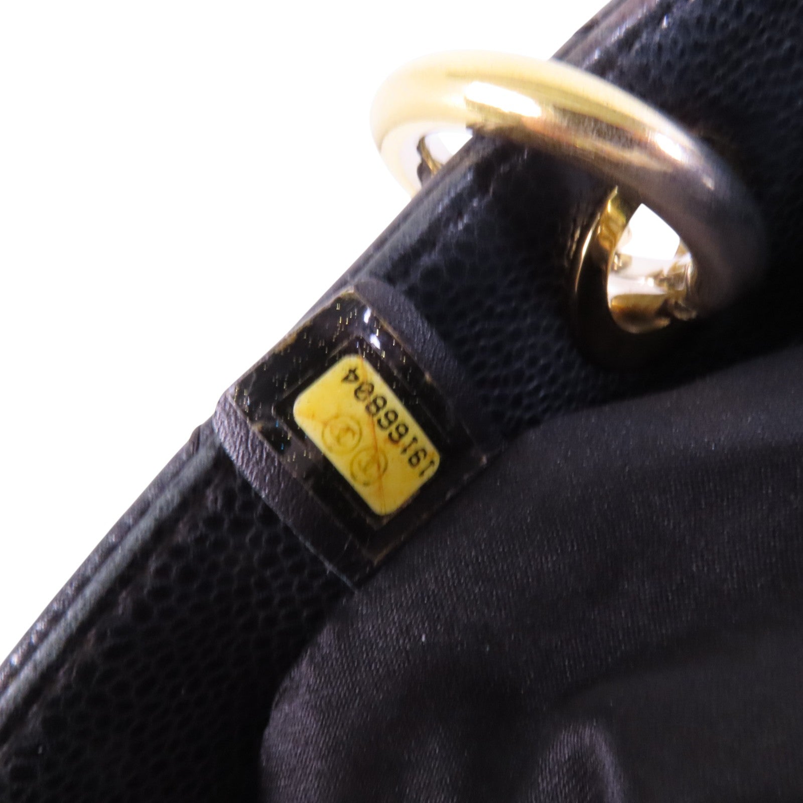 CHANEL 牛皮皮革GST金扣鏈帶肩背袋