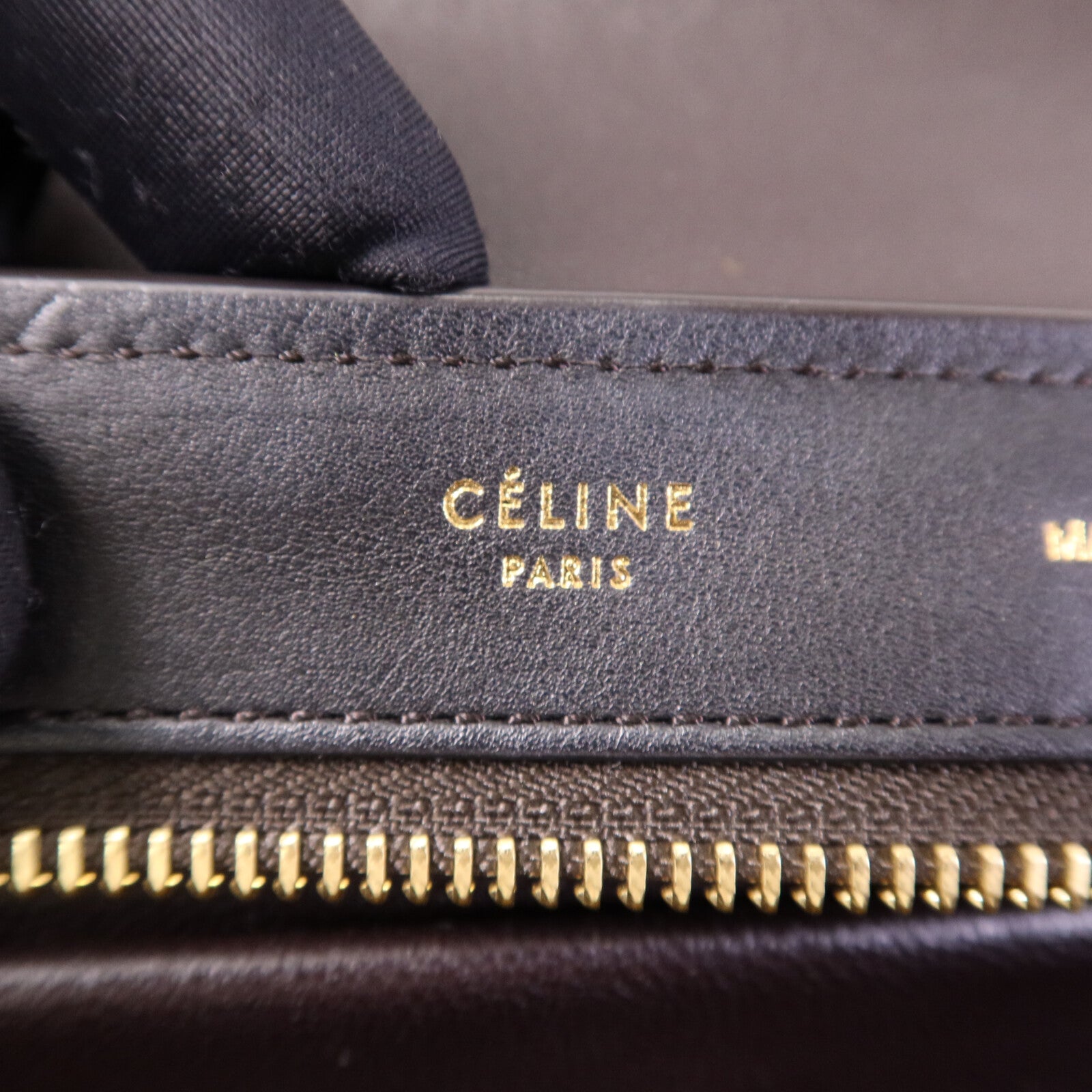 CELINE 牛皮皮革Trapeze金扣手挽肩背兩用袋