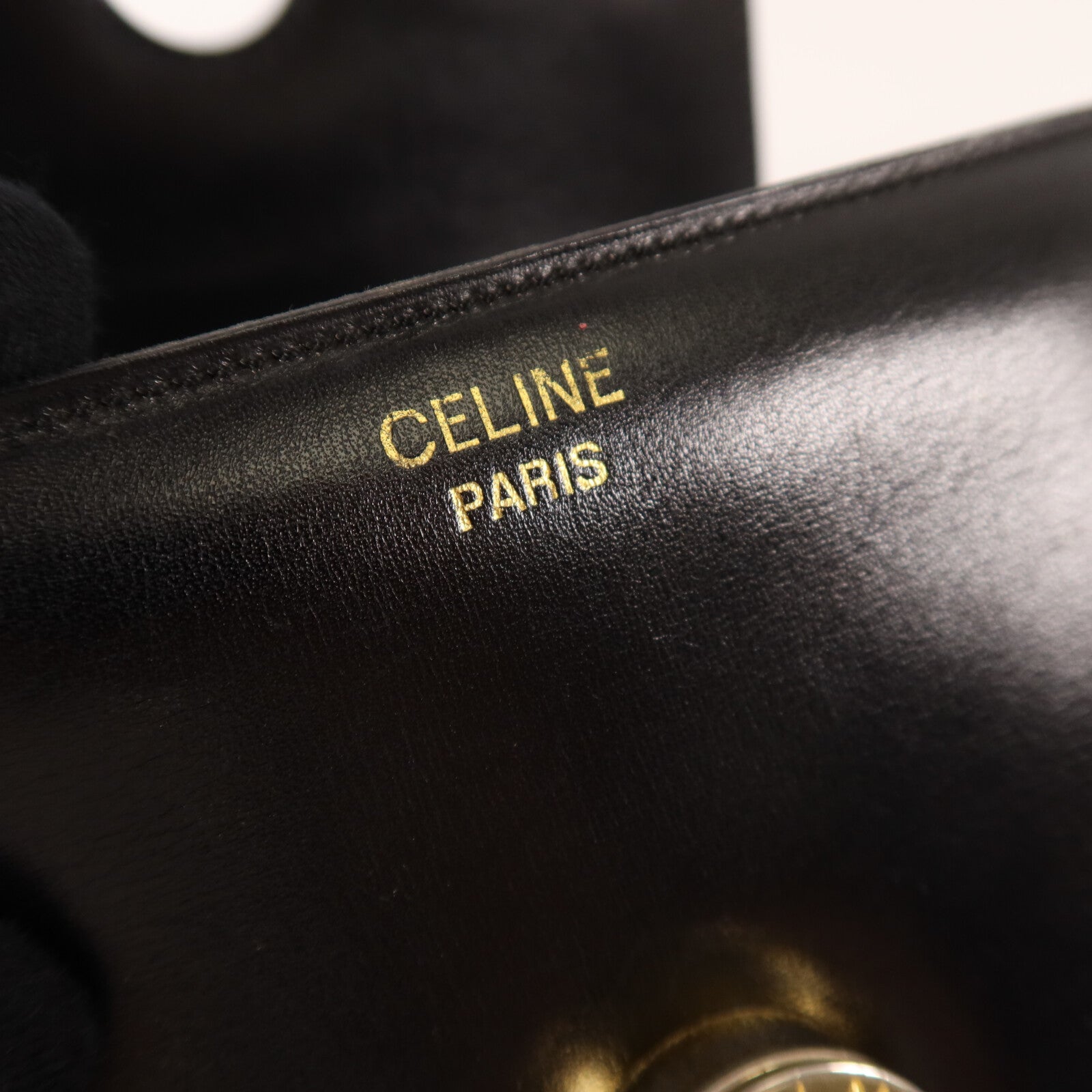 CELINE 牛皮皮革Vintage Shoulder Bag肩背袋