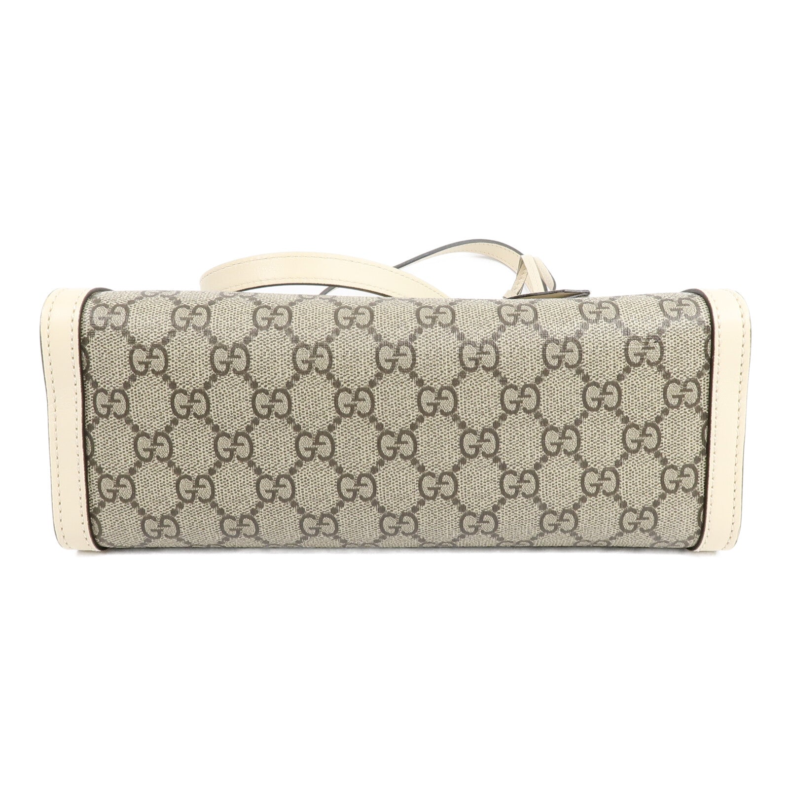 GUCCI 塗層帆布Padlock GG Small手挽袋