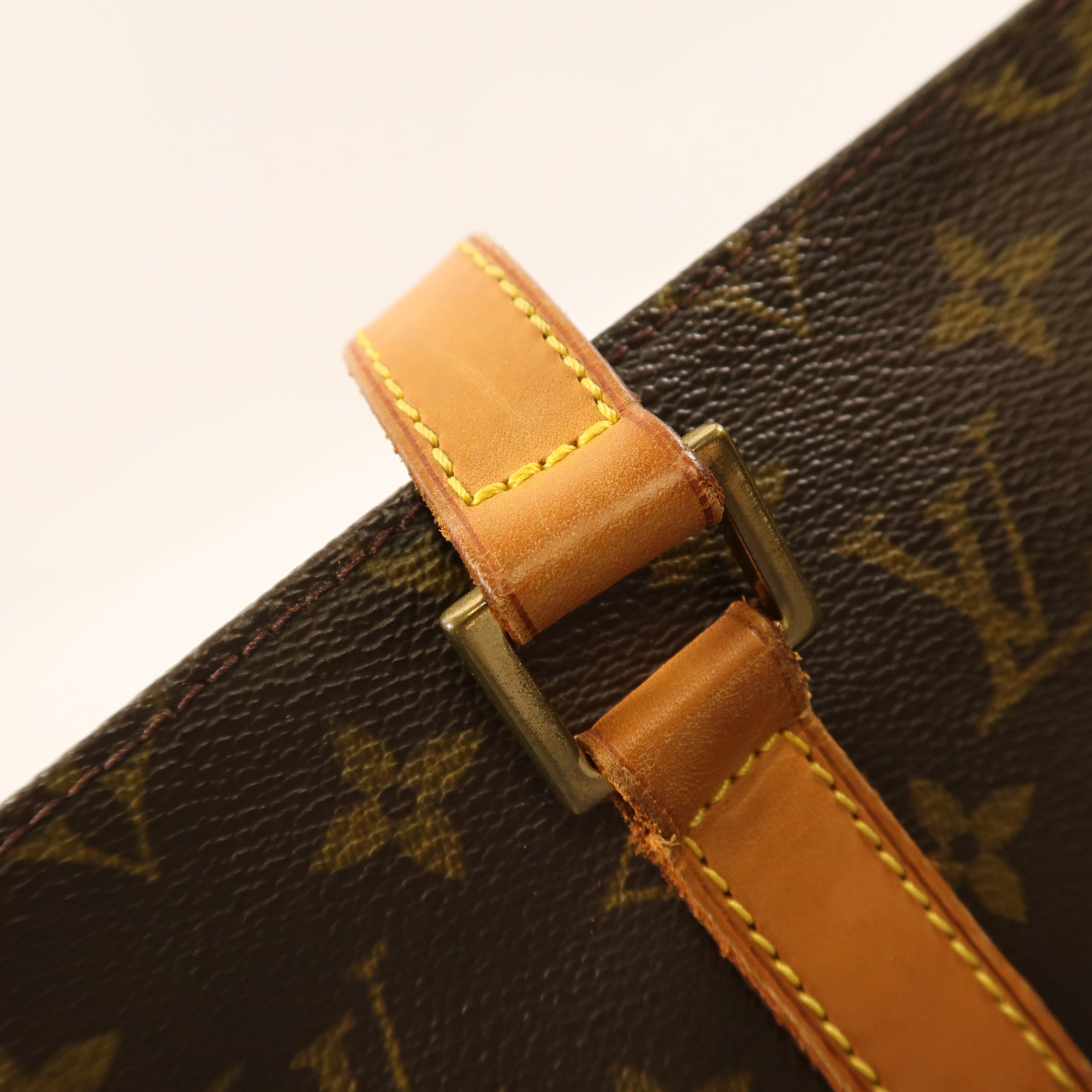 LOUIS VUITTON Monogram Vavin GM金扣肩背袋/手挽袋啡色