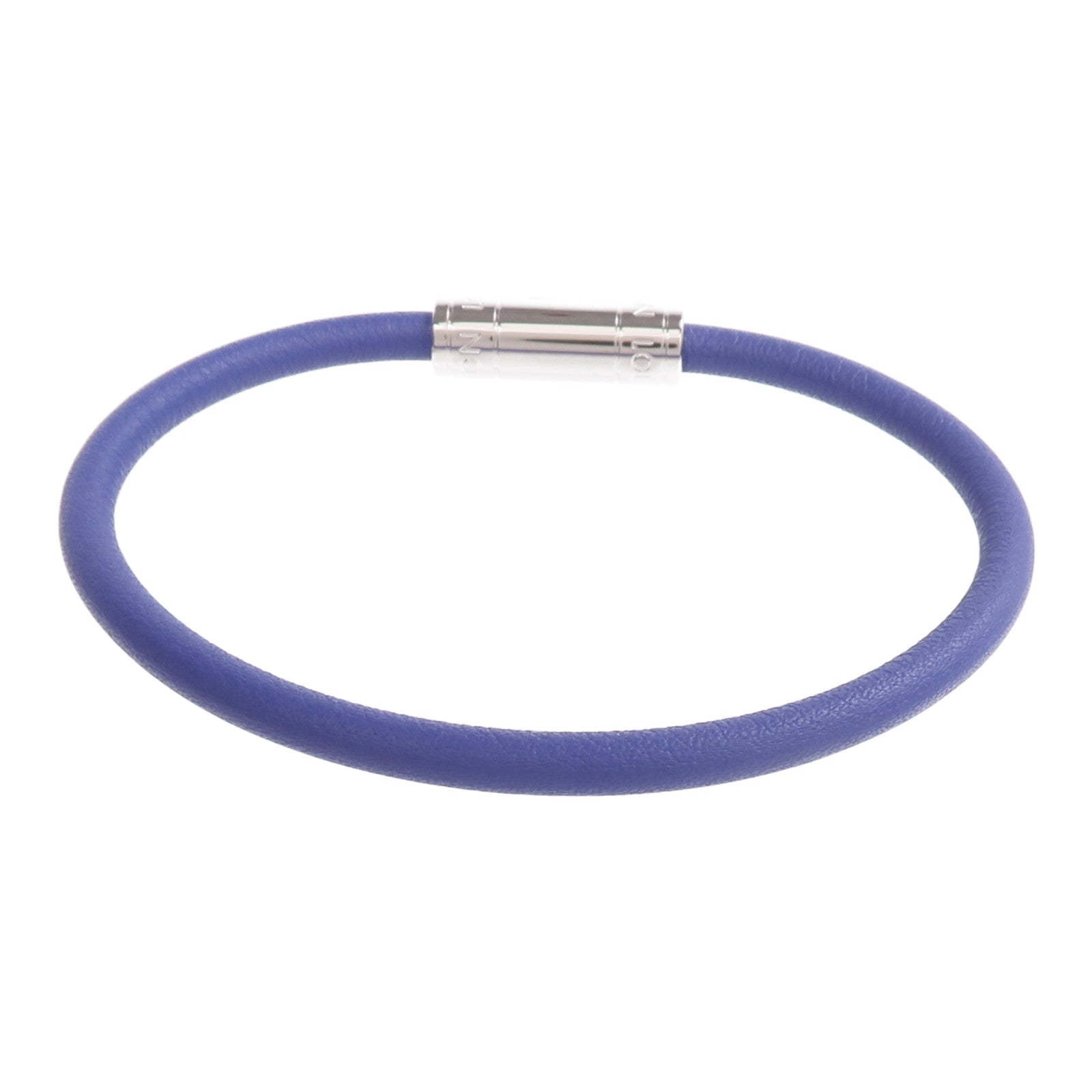 LOUIS VUITTON 皮革Keep It Bracelet銀扣手帶
