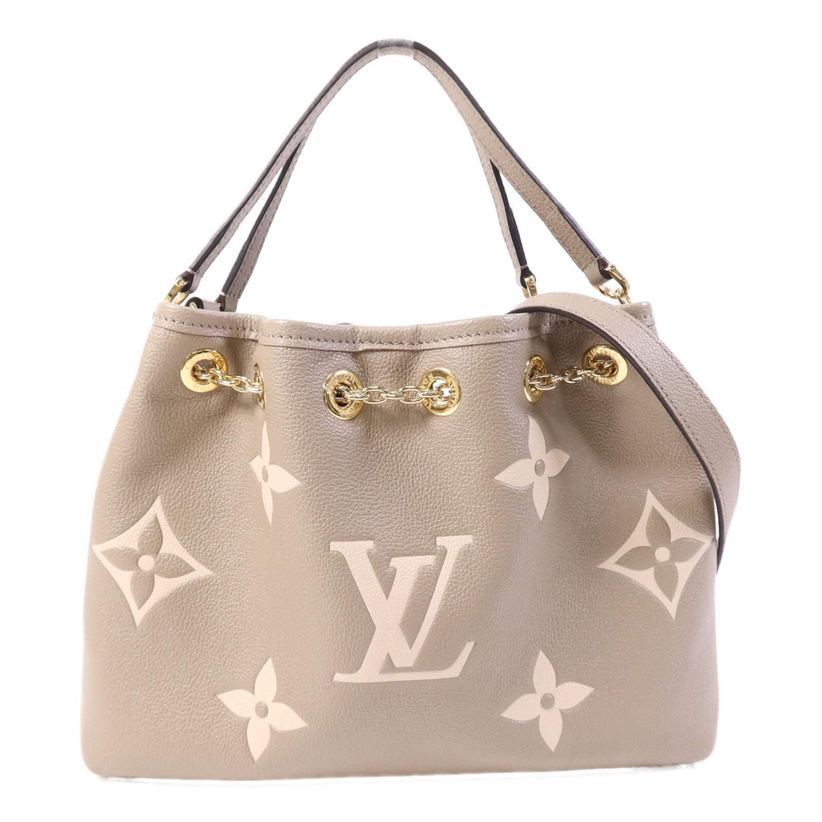 LOUIS VUITTON Monogram Empreinte Bundle金扣手挽肩背兩用袋