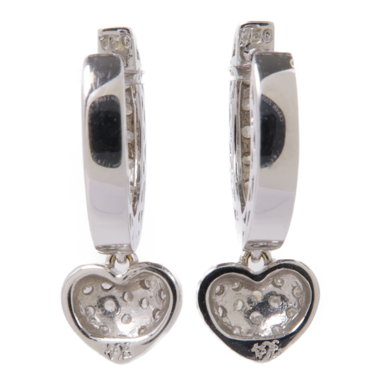 JEWELRY 18K白金Diamond Earrings鑽石耳環