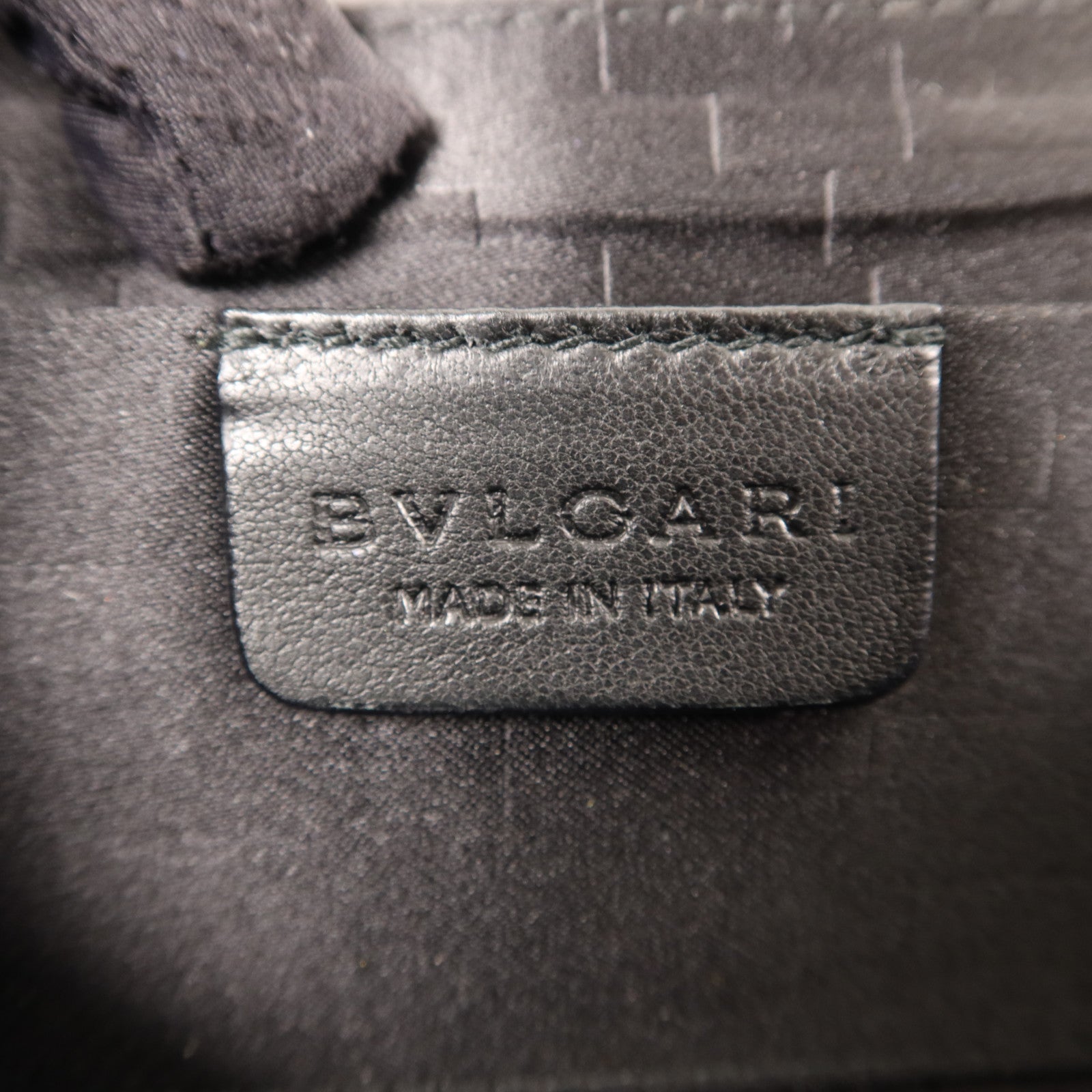 BVLGARI 天鵝絨/布料Clutch Bag金扣手拿包