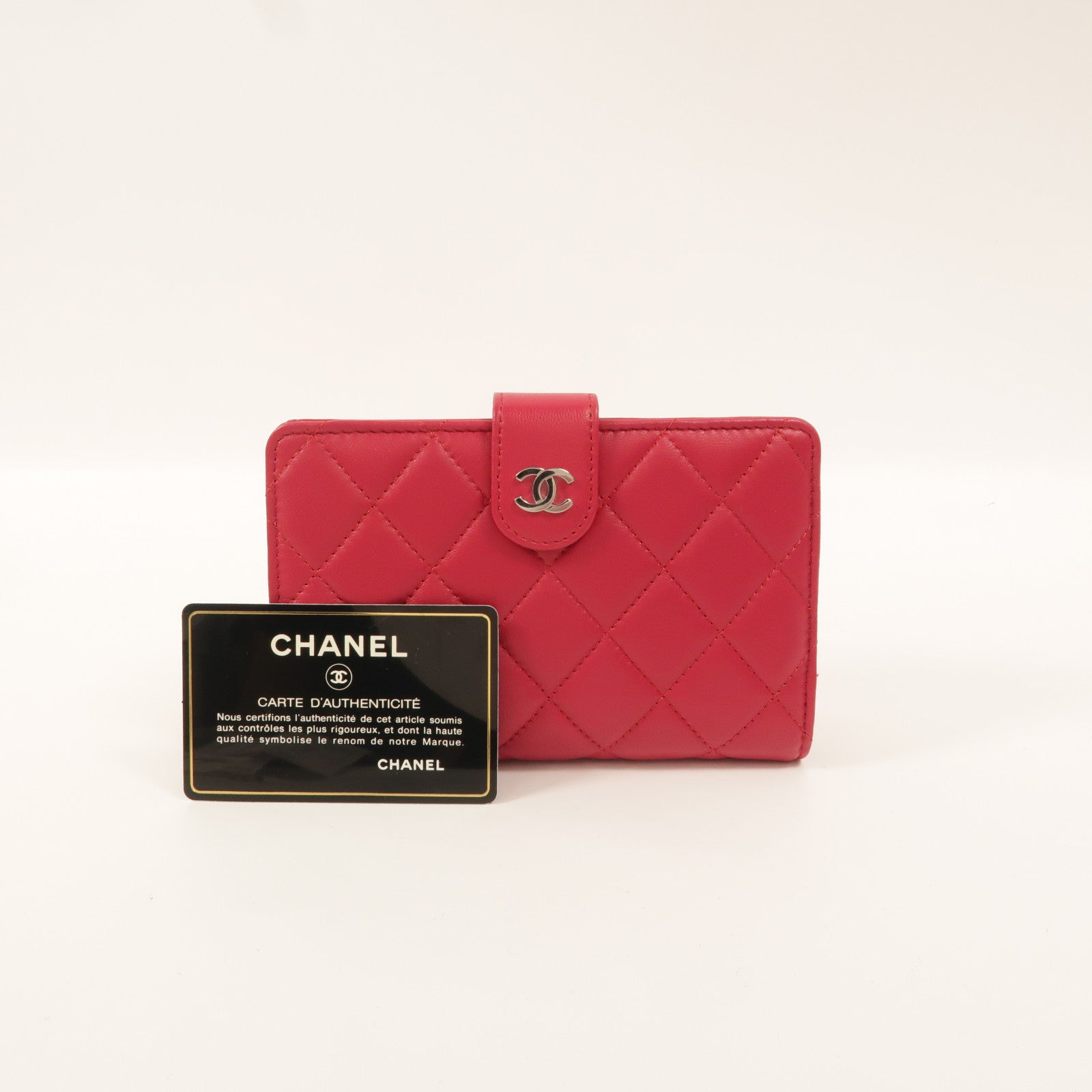 CHANEL 羊皮皮革Classic Bifold French Wallet錢包