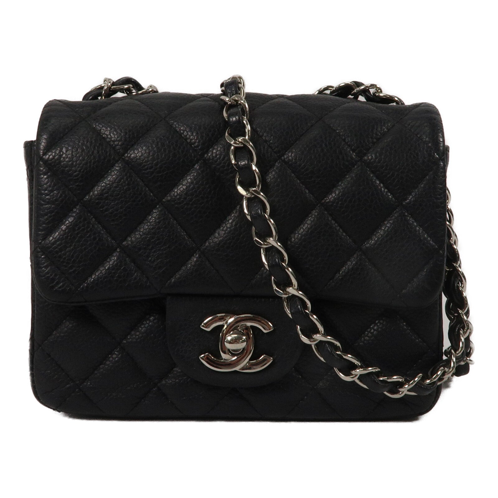 CHANEL 牛皮皮革Mini Classic 17鏈帶肩背袋